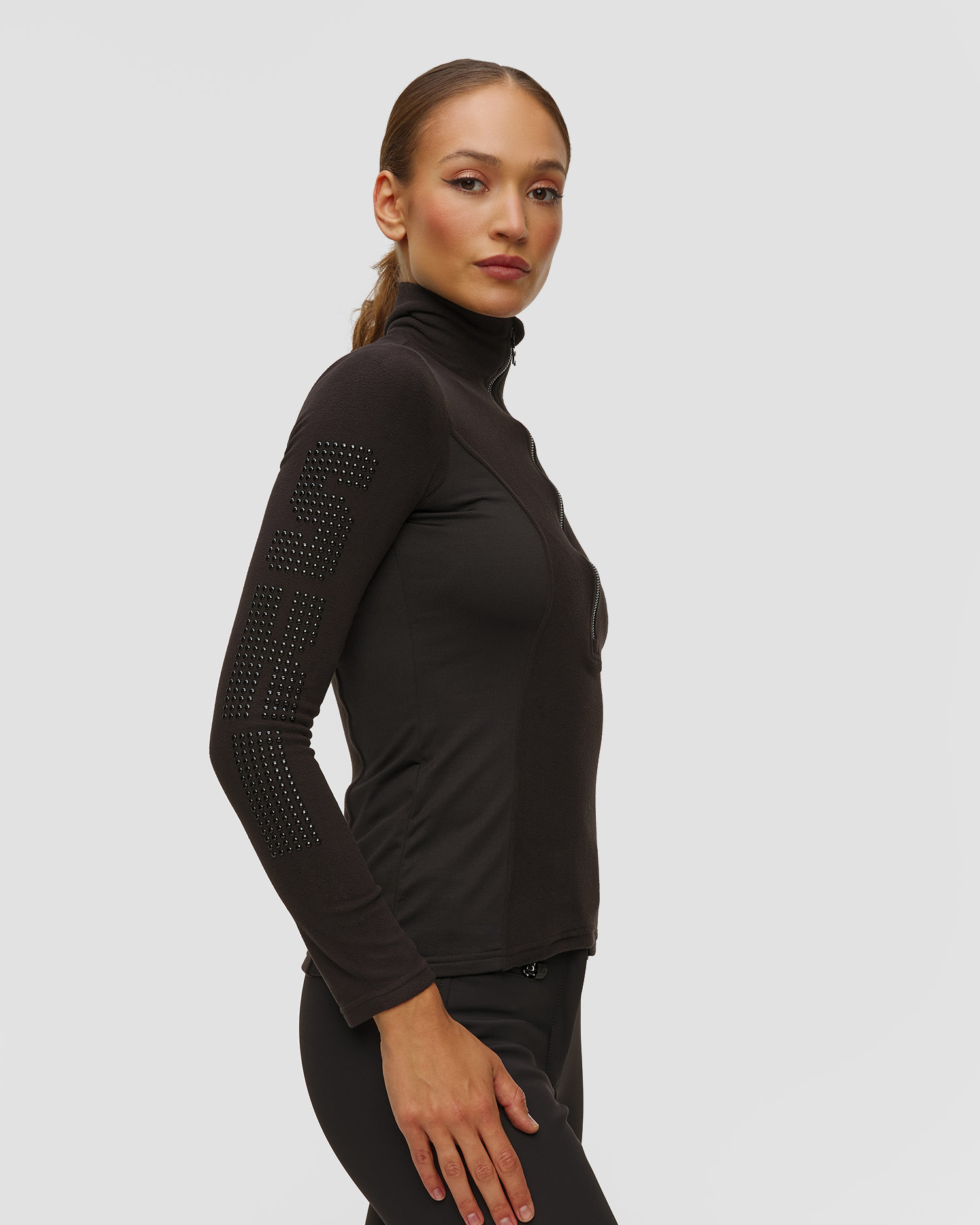 Goldbergh Brezza Ski-Rollkragenpullover für Damen in Schwarz