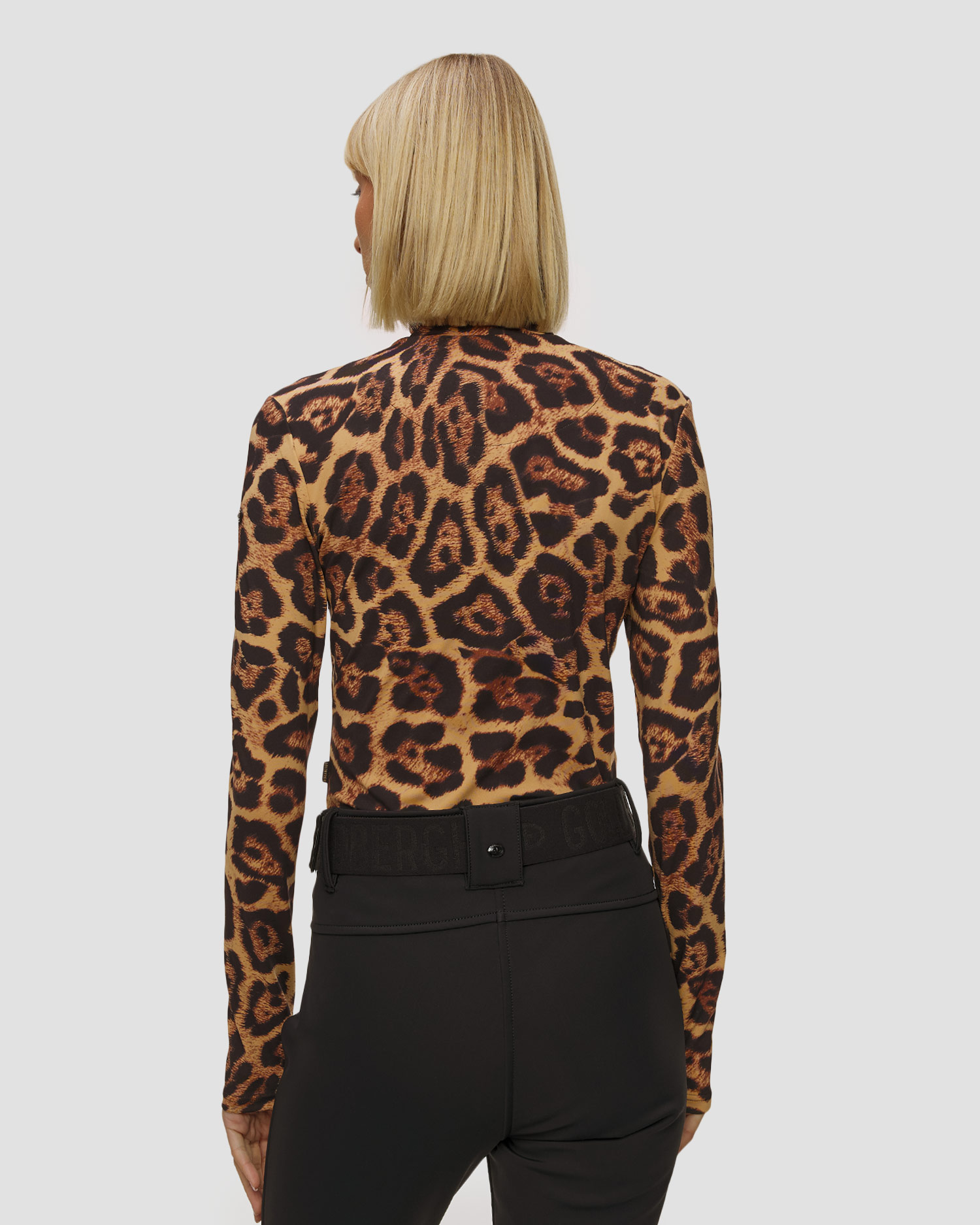 Body de ski à motif léopard pour femmes Goldbergh Cathy