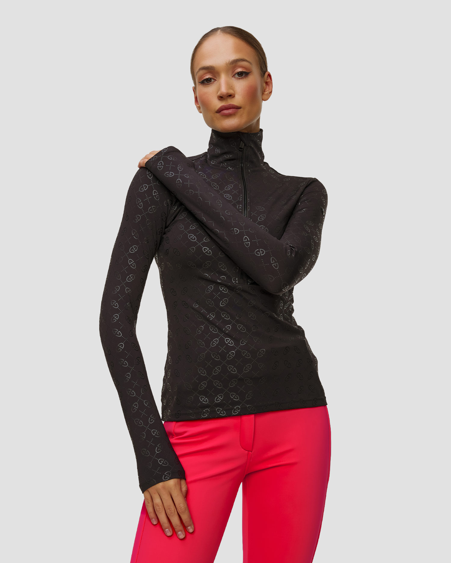 Goldbergh Icon Ski-Rollkragenpullover für Damen in Schwarz