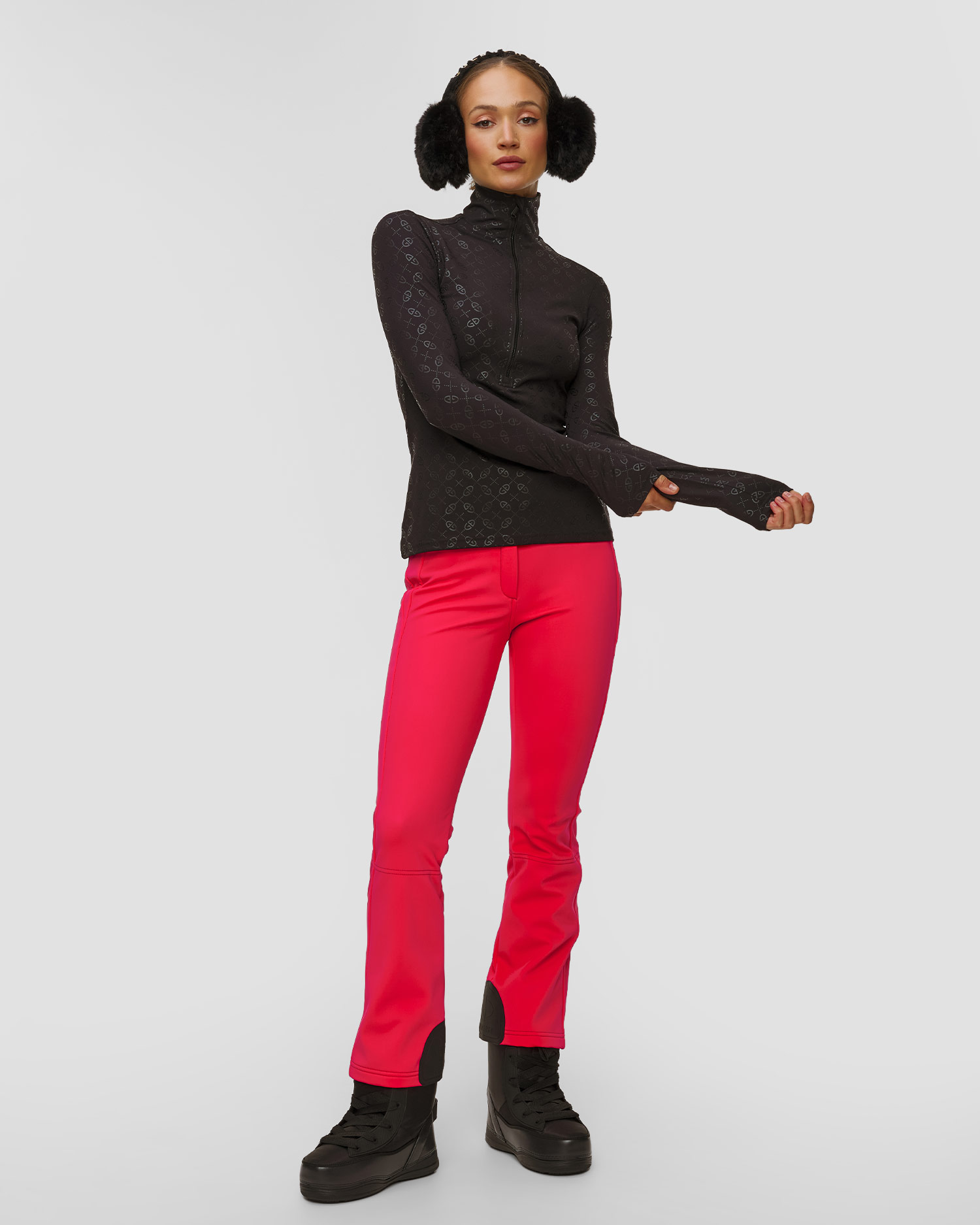 Goldbergh Icon Ski-Rollkragenpullover für Damen in Schwarz