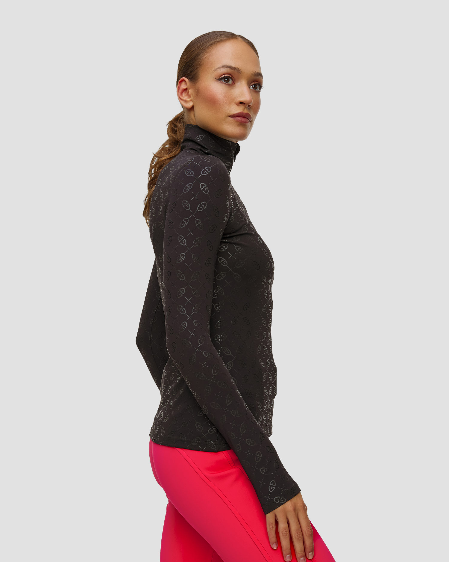 Goldbergh Icon Ski-Rollkragenpullover für Damen in Schwarz