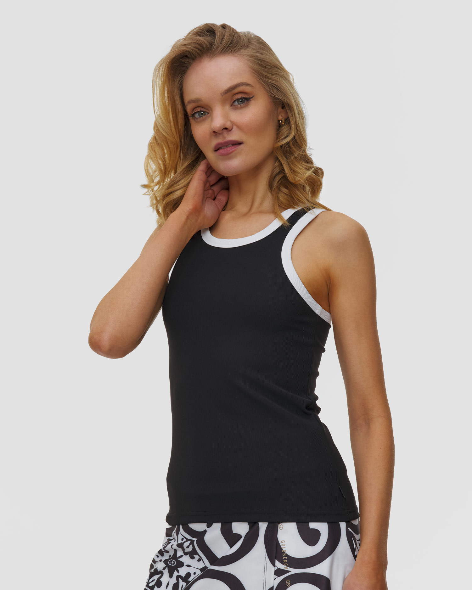 Goldbergh Gabrielle Damen-Top, Farbe/Muster: Czarny