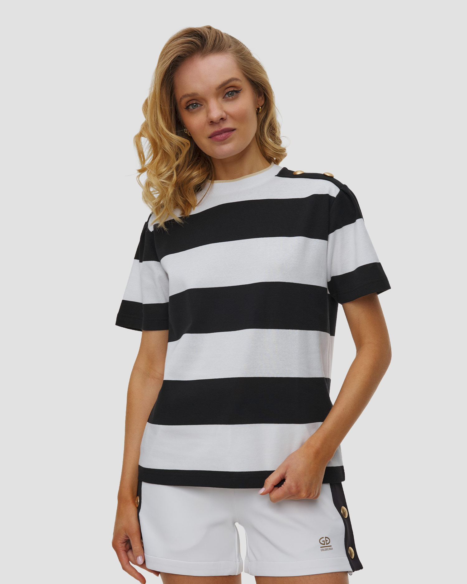 Goldbergh Lido Damen T-Shirt mit Streifen
