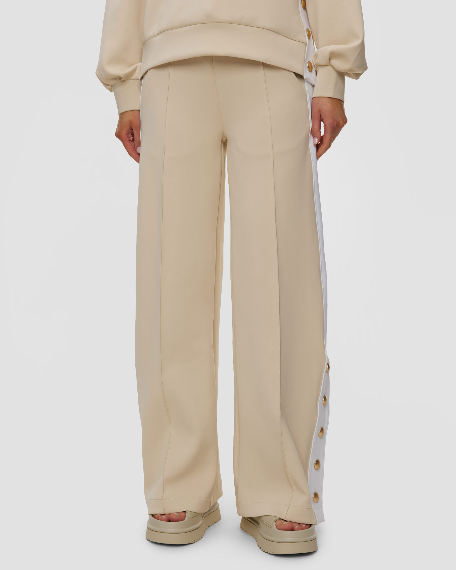 Goldbergh Grimaud Damenhose, Farbe/Muster: Beżowy