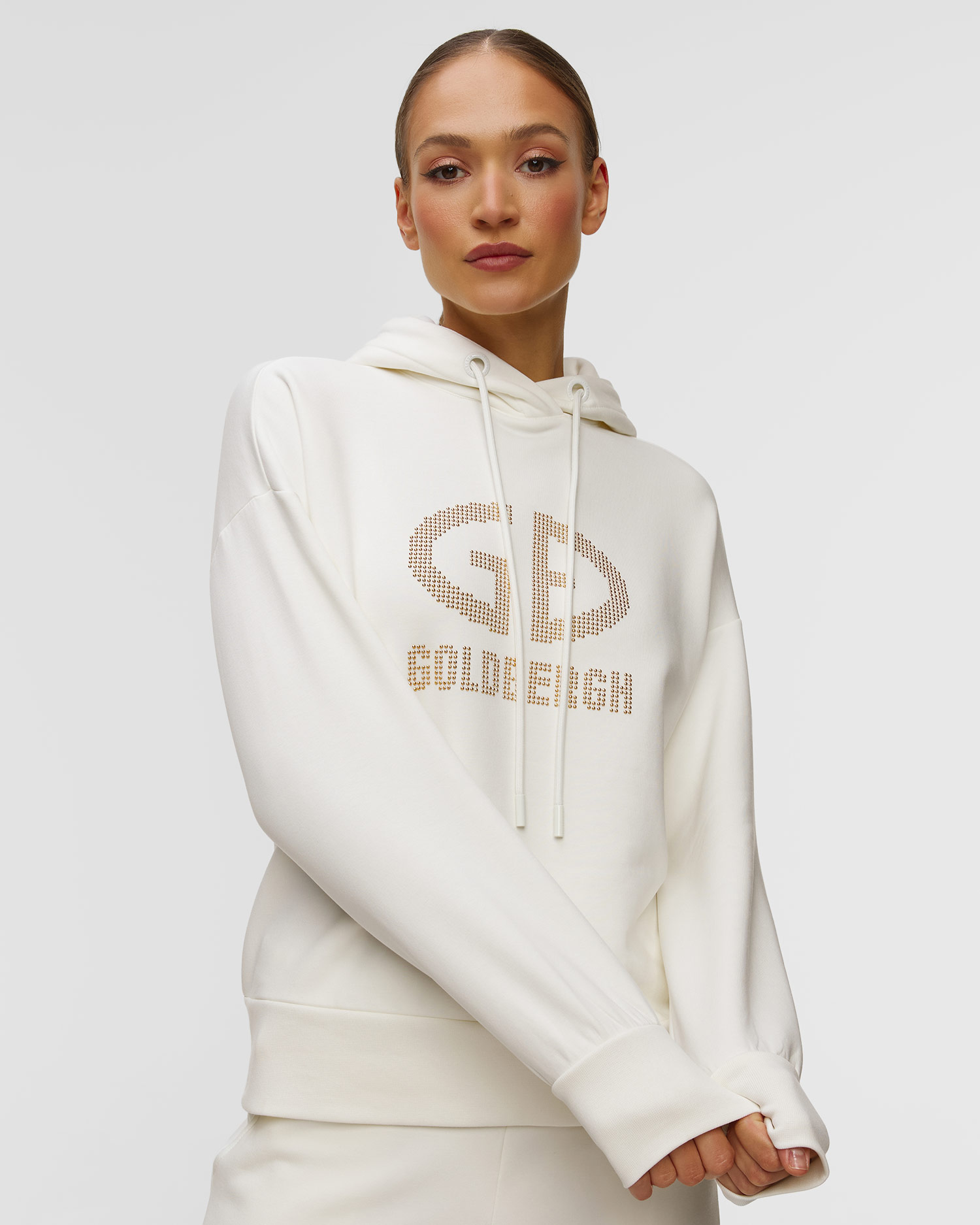 Women's cream hoodie Goldbergh Giorgia