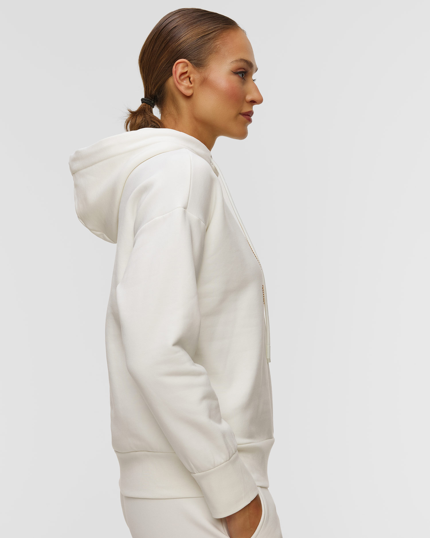 Sweat-shirt à capuche crème pour femmes Goldbergh Giorgia