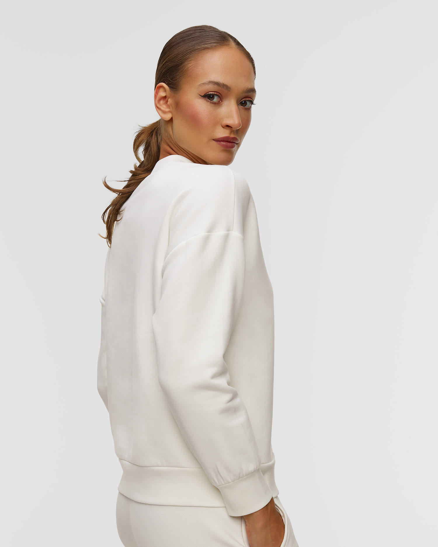 Women's cream sweatshirt Goldbergh Alessandra