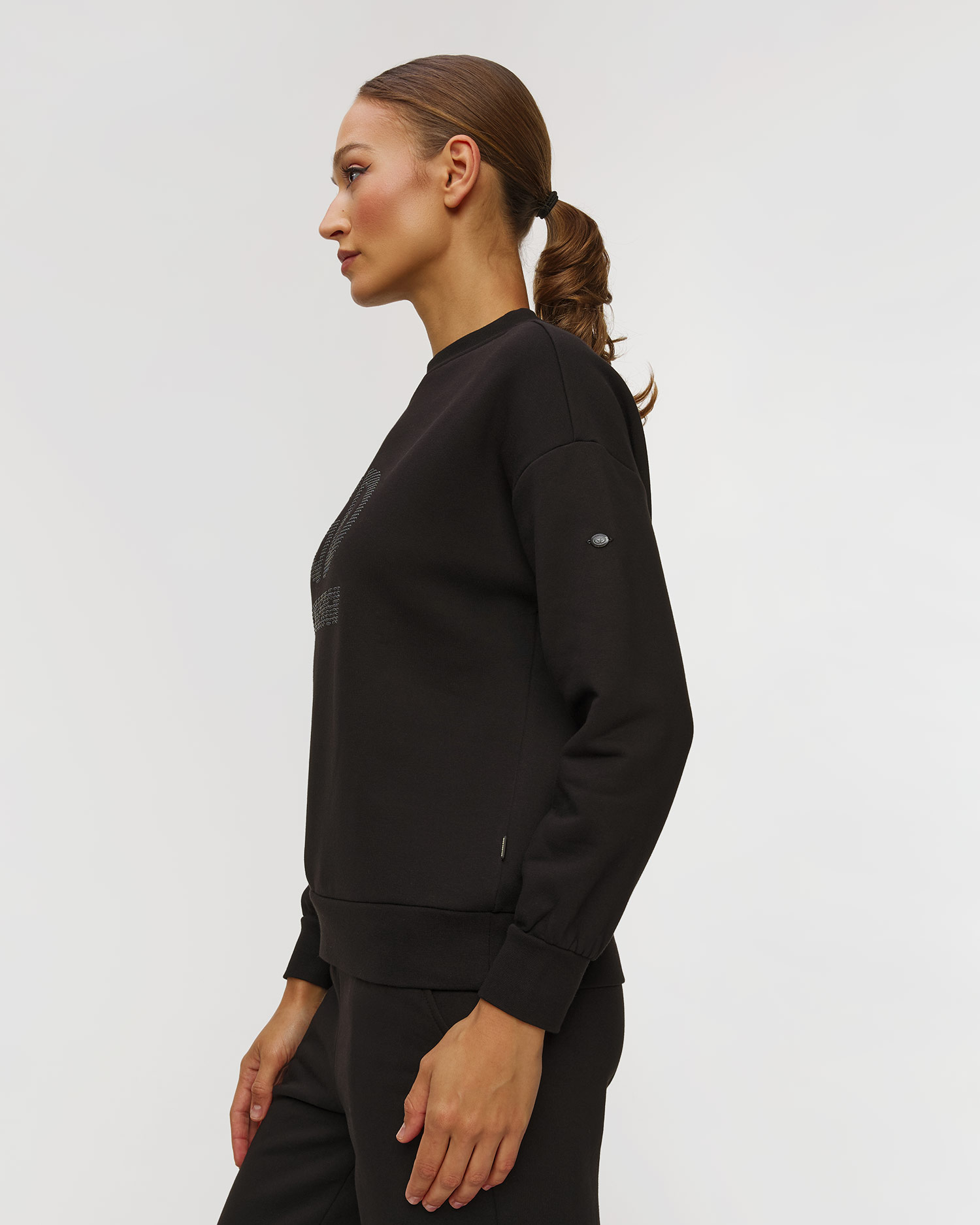 Women's black sweatshirt Goldbergh Alessandra