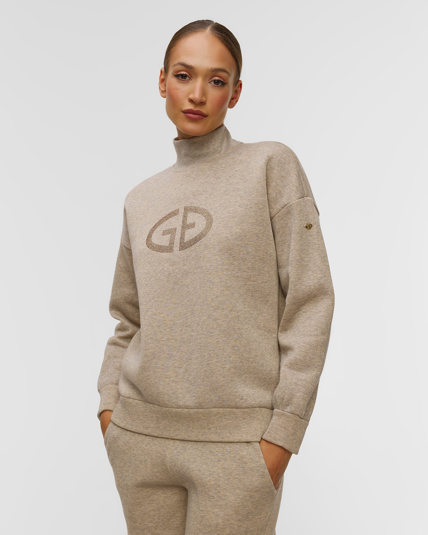 Women's grey sweatshirt Goldbergh Sizzle