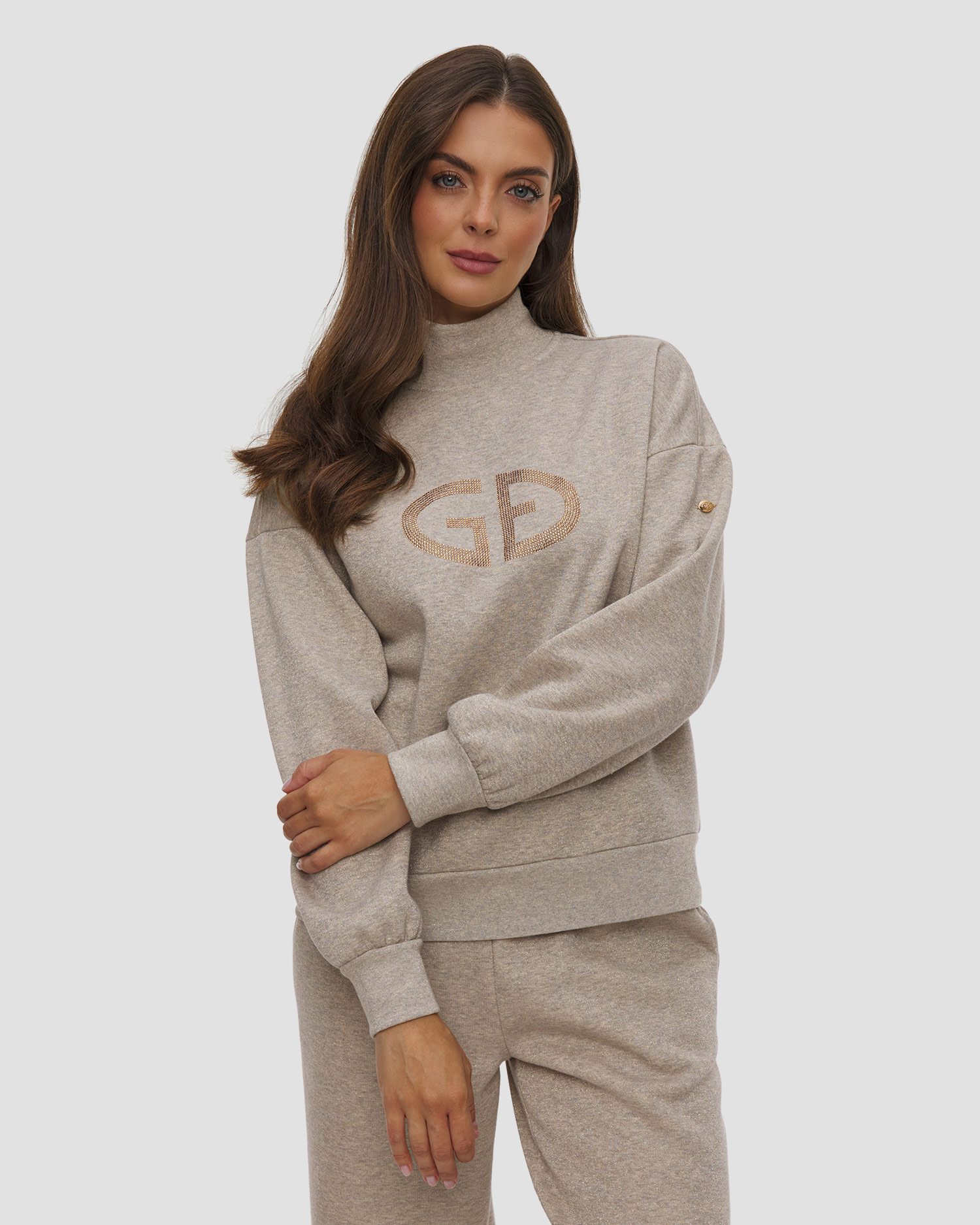 Sweat-shirt pour femmes Goldbergh SIZZLE, Couleur: Beżowy