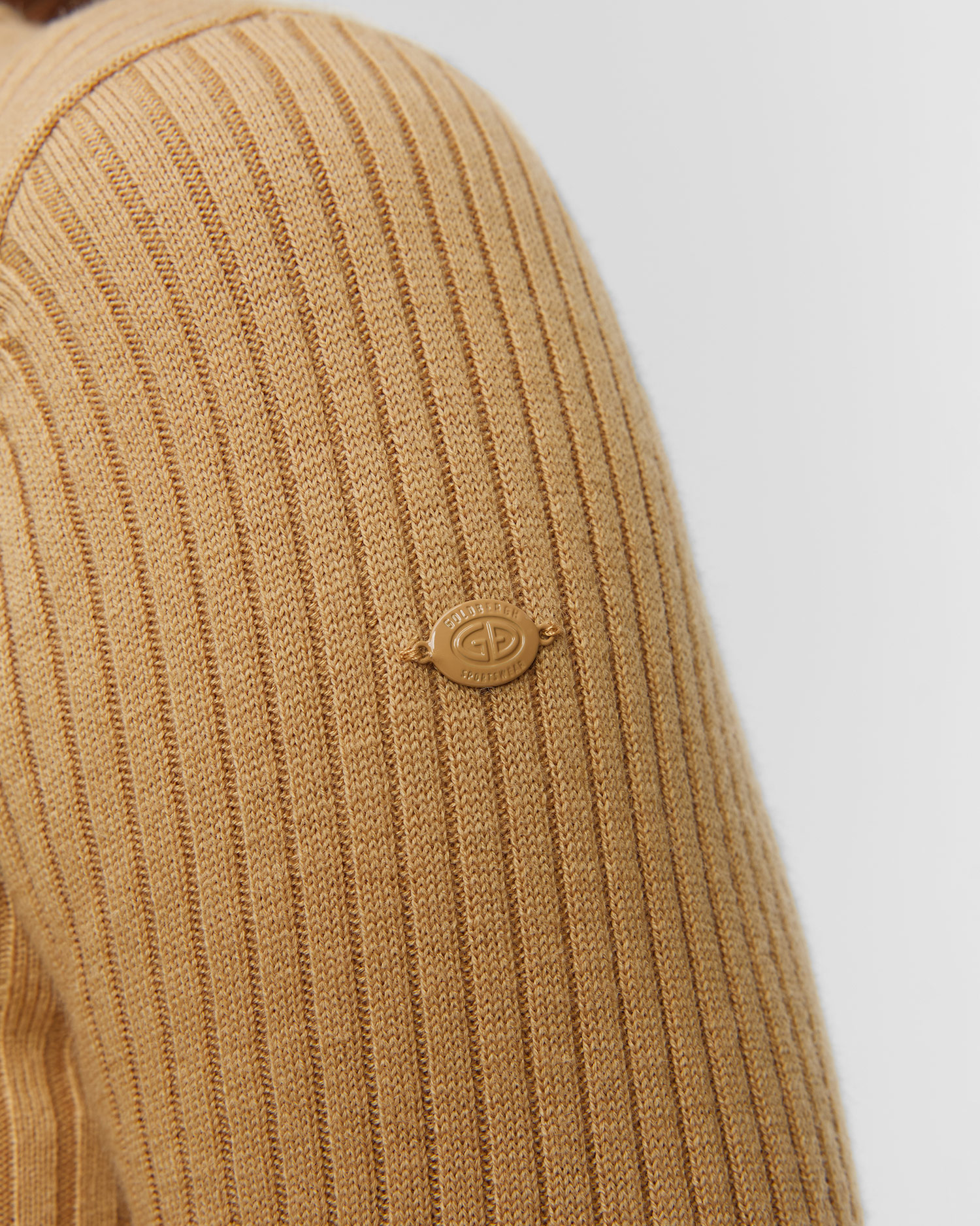 Pull en mérinos caramel pour femmes Goldbergh Mira