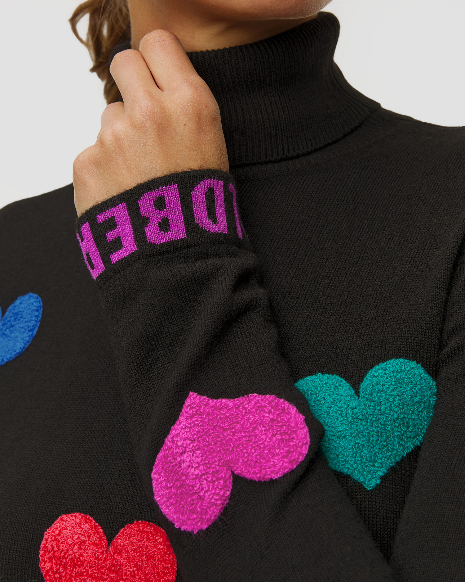 Goldbergh Bacio Damen-Rollkragenpullover aus Merinowolle