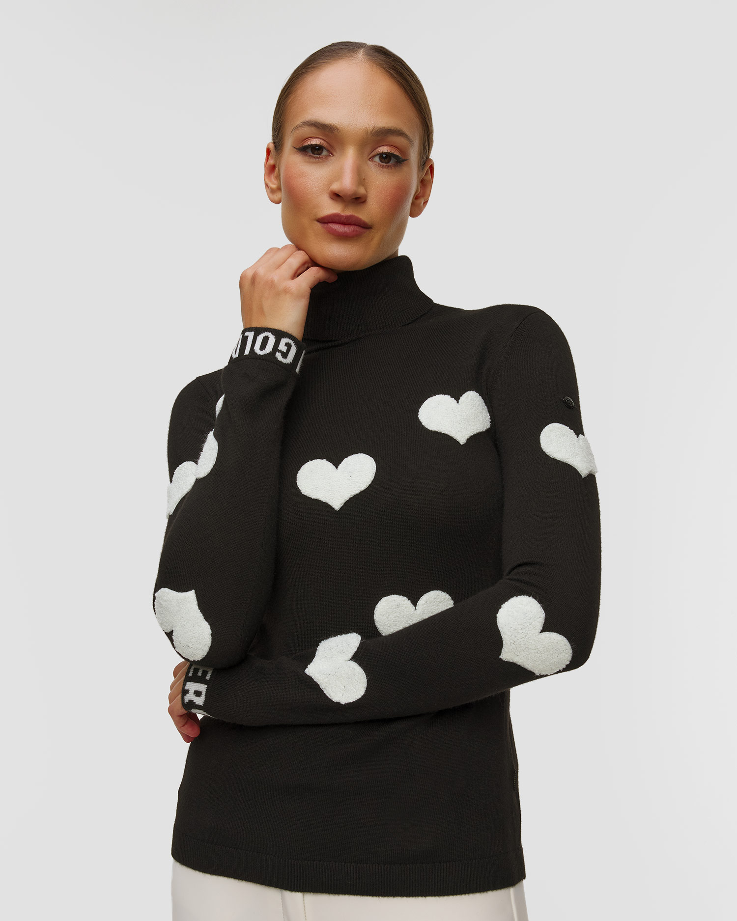 Goldbergh Bacio Damen-Rollkragenpullover aus Merinowolle