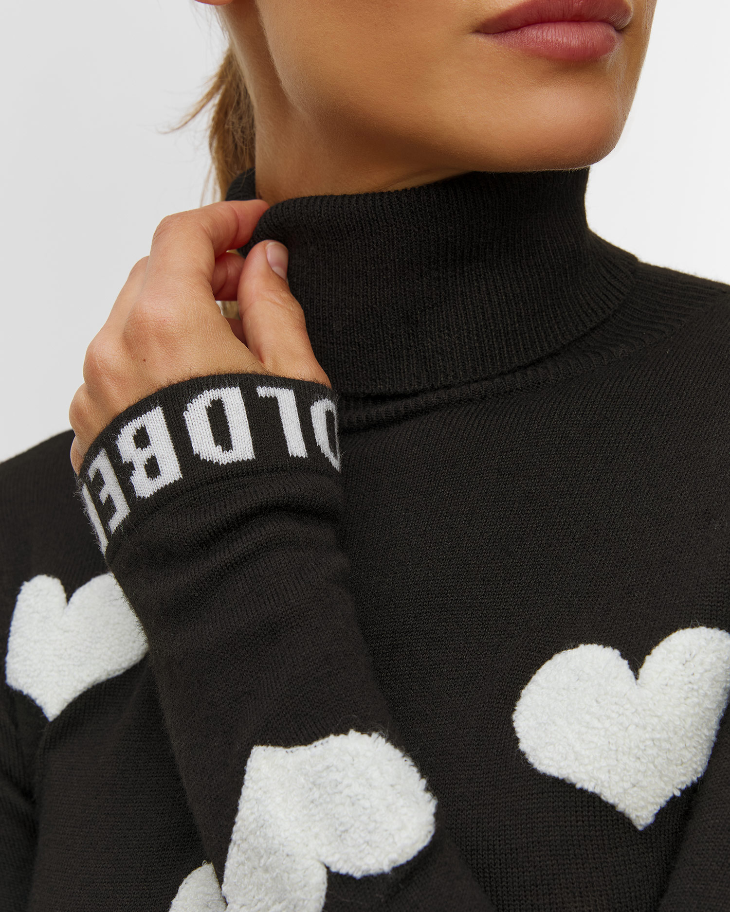 Goldbergh Bacio Damen-Rollkragenpullover aus Merinowolle