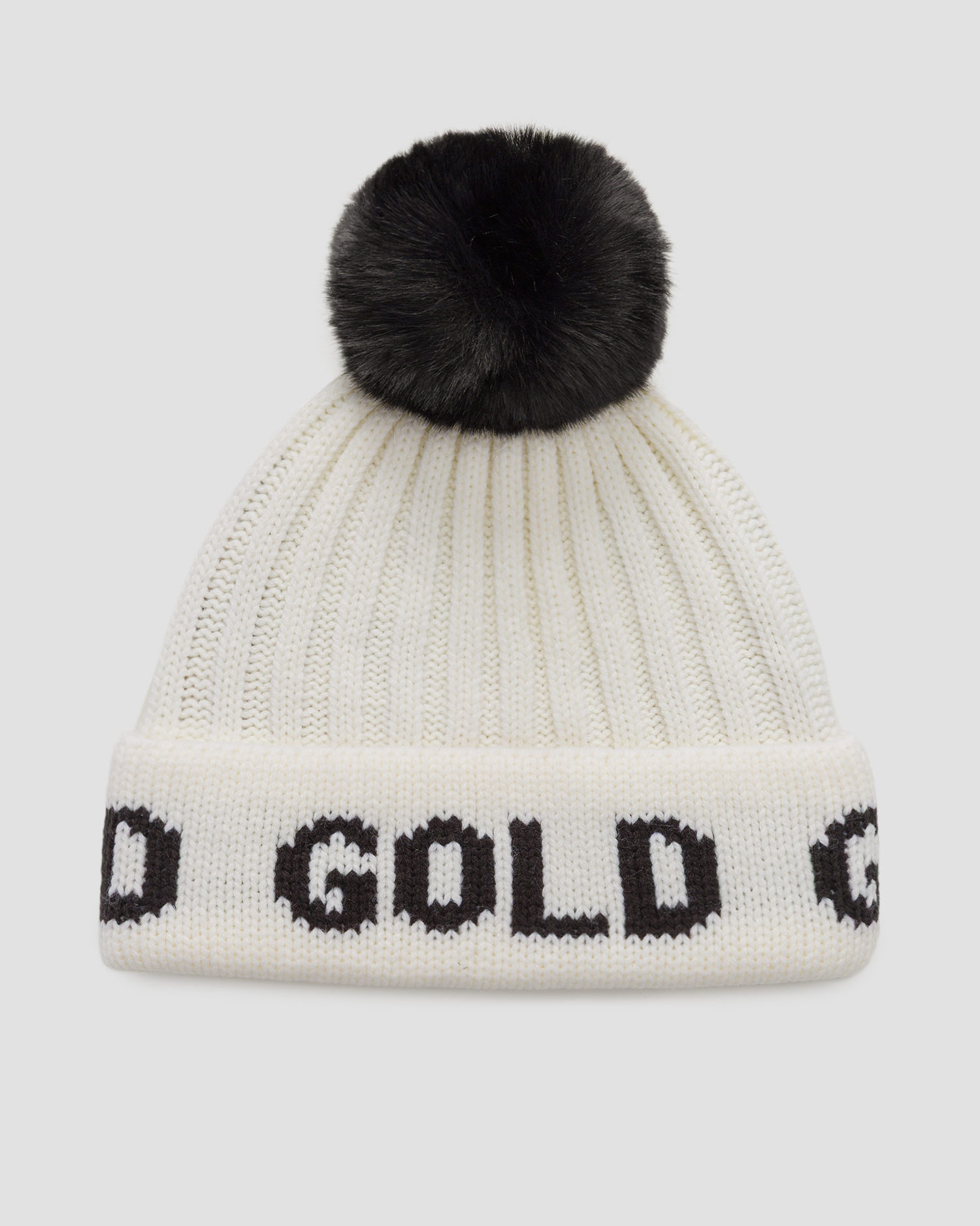 Bonnet en laine blanc pour femmes Goldbergh Hodd