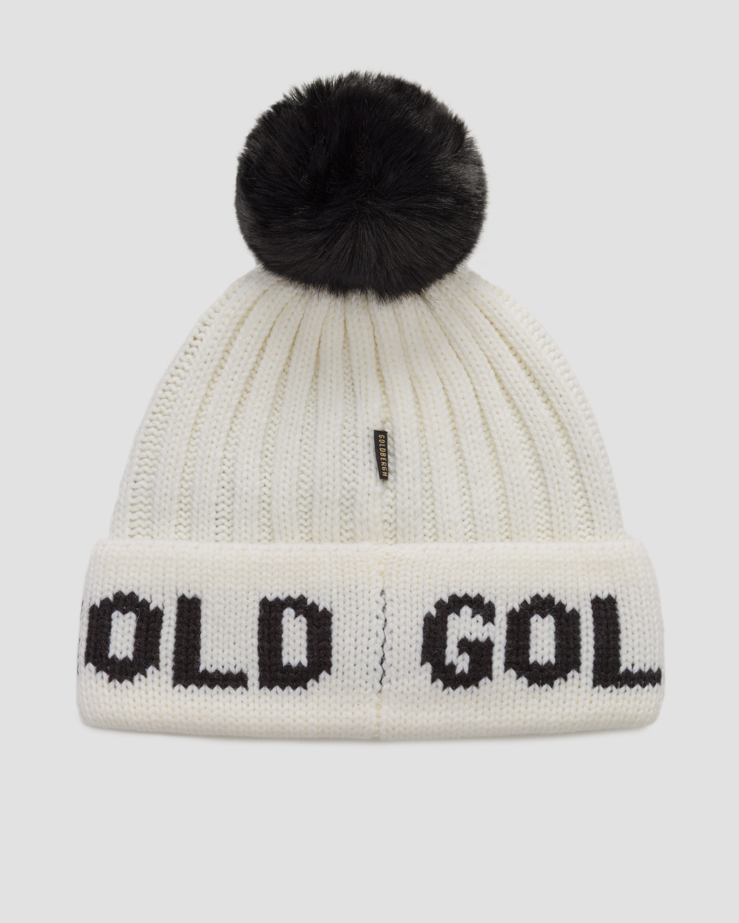 Bonnet en laine blanc pour femmes Goldbergh Hodd