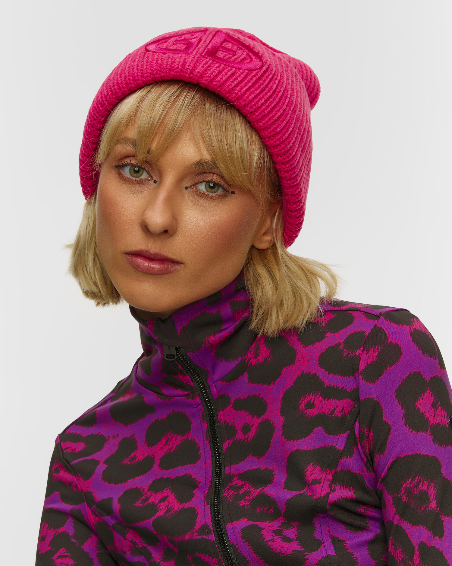 Women's woollen beanie Goldbergh Valerie pink