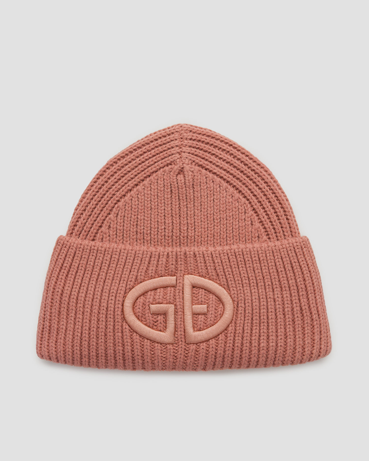 Bonnet en laine rose poudré pour femmes Goldbergh Valerie, Couleur: Różowy