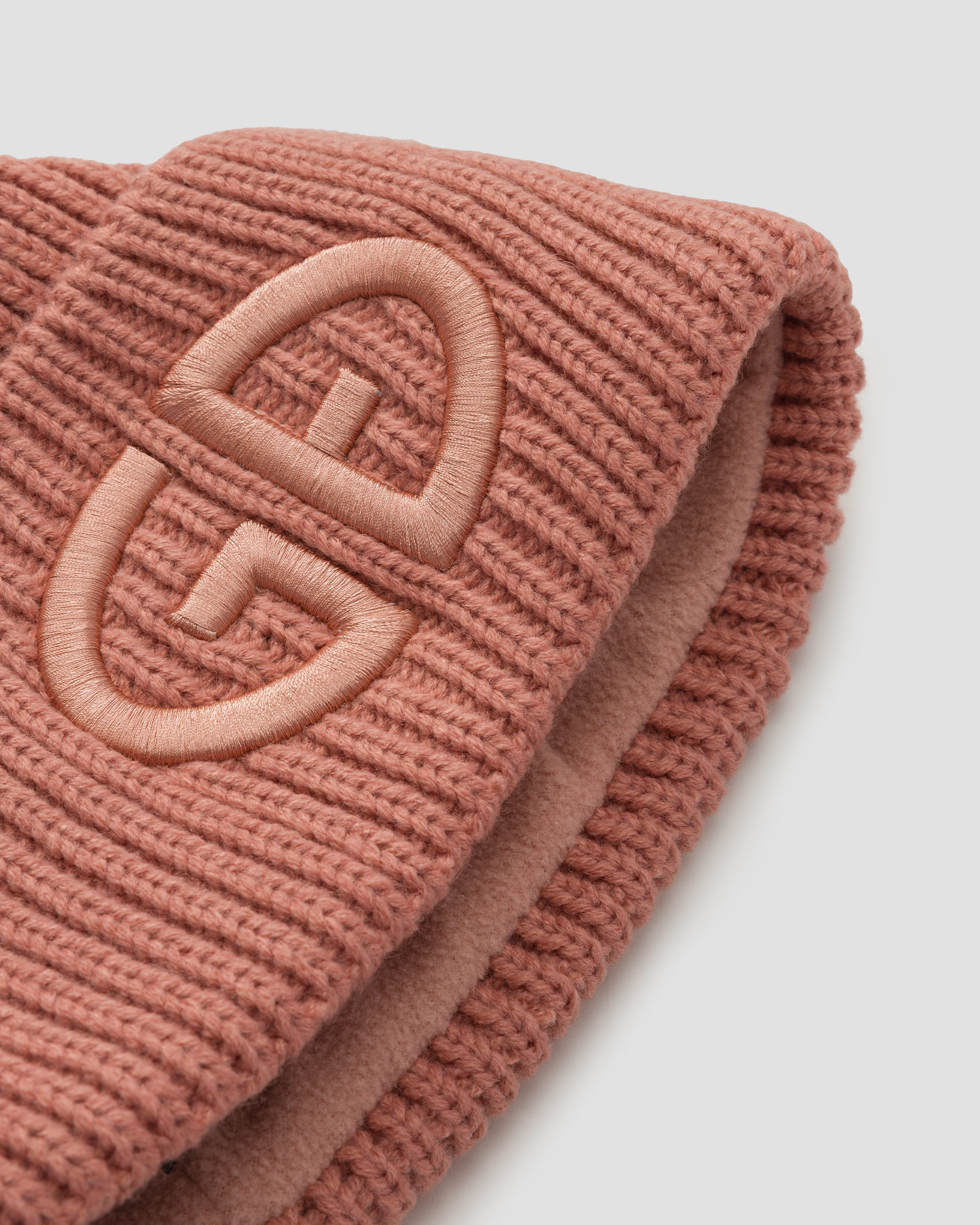 Women's woollen beanie Goldbergh Valerie powder pink