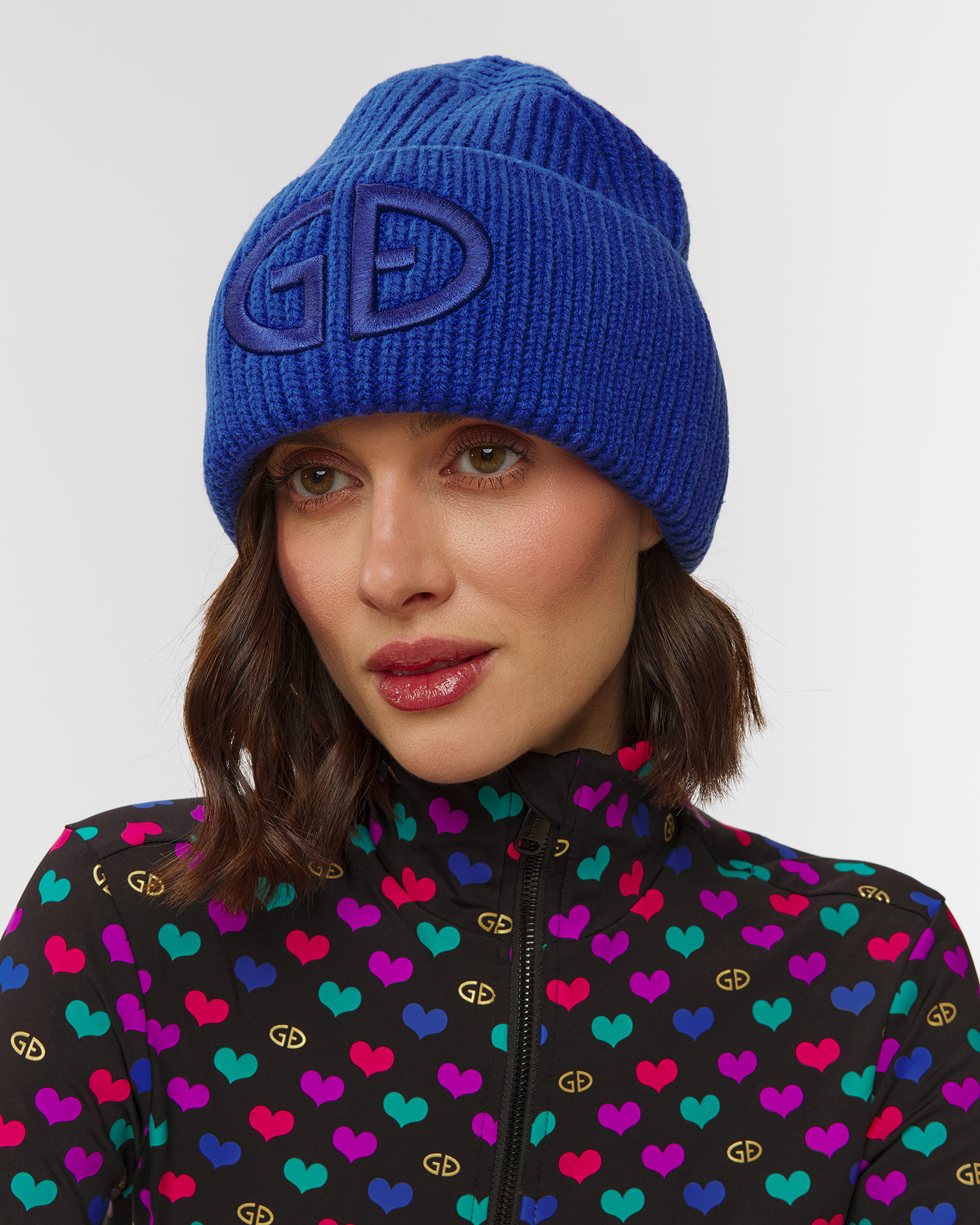 Women's woollen beanie Goldbergh Valerie blue