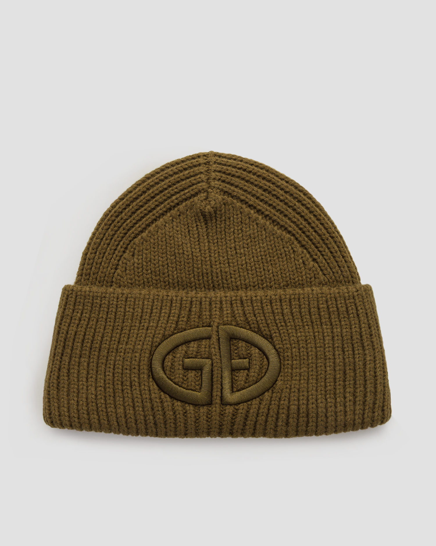 Bonnet en laine olive pour femmes Goldbergh Valerie, Couleur: Zielony