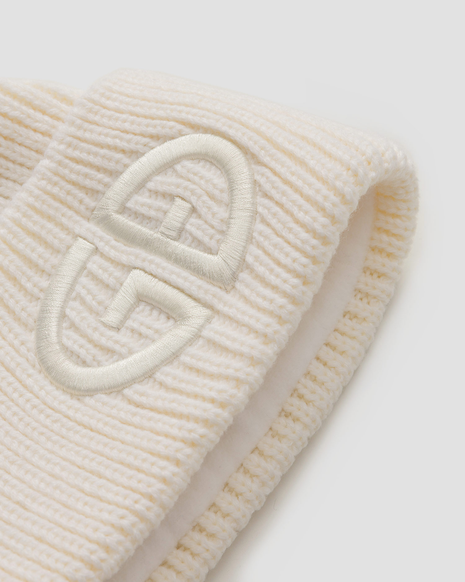 Women's woollen beanie Goldbergh Valerie cream