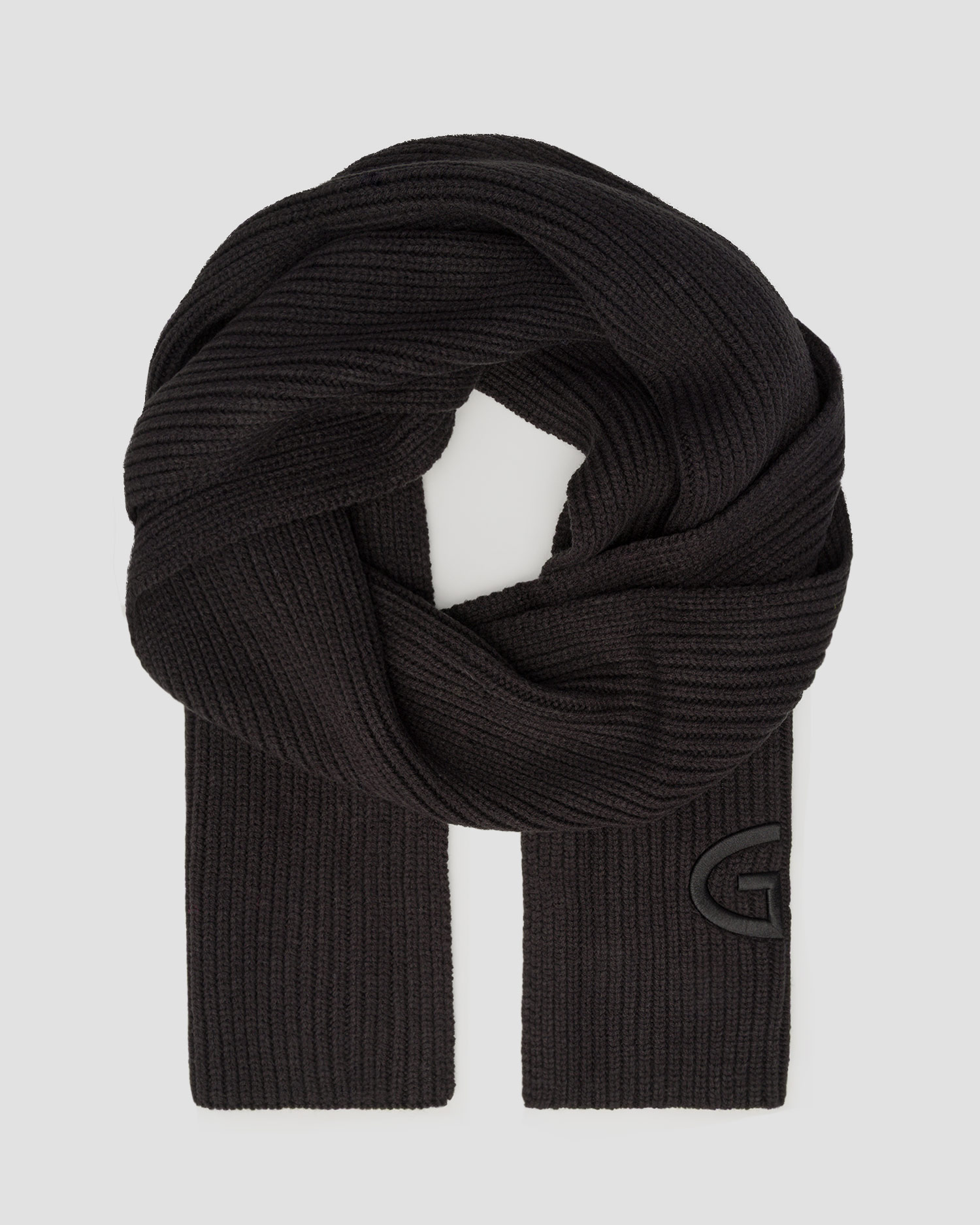 Sciarpa di lana da donna Goldbergh Valentina nera, Colore/Disegno: Czarny