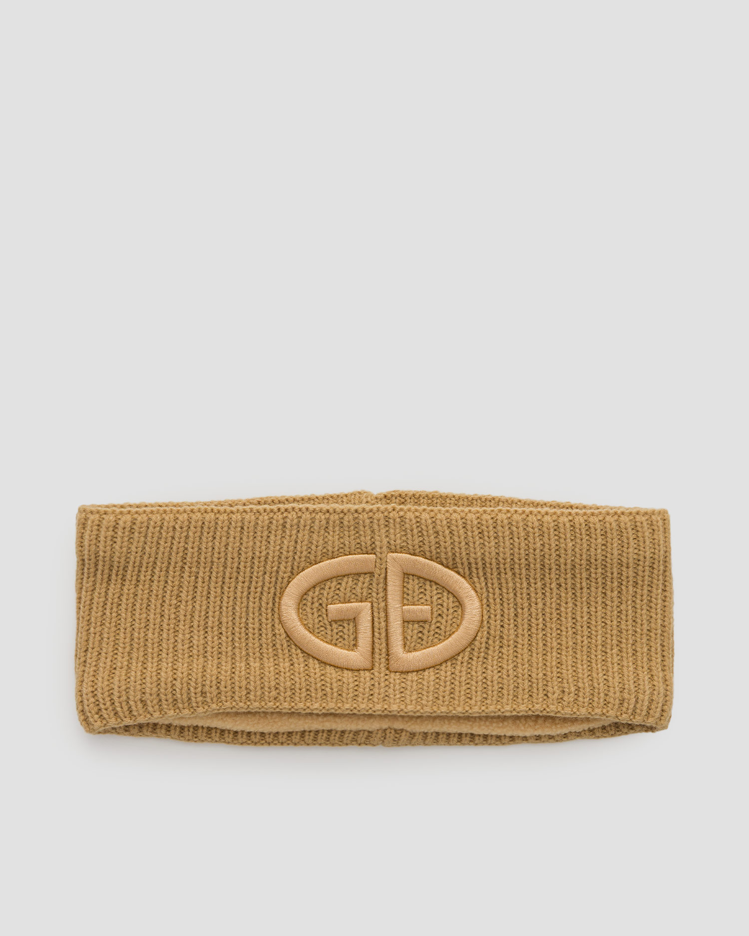 Women's woollen headband Goldbergh Warmth caramel