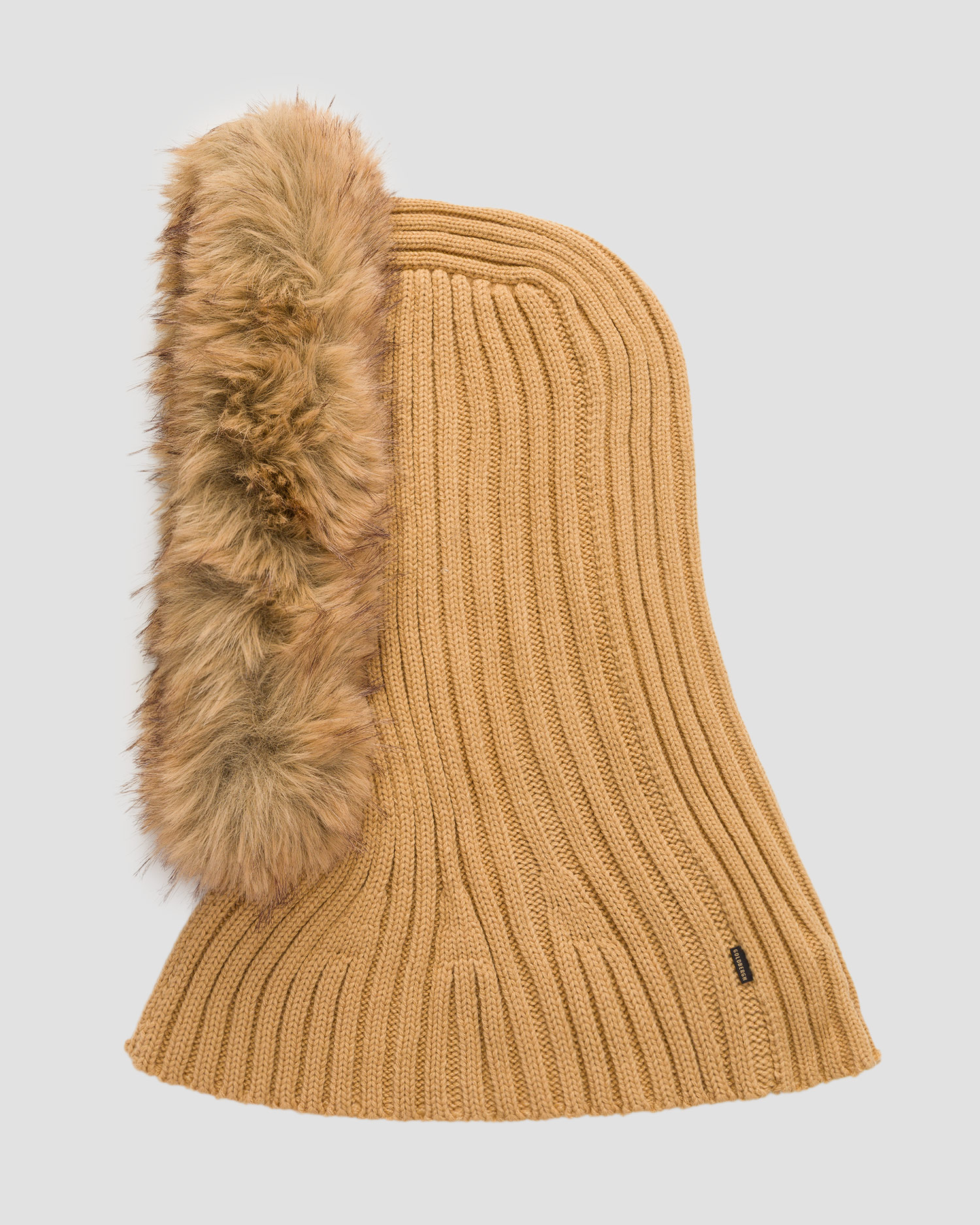 Women's hood Goldbergh Naomi caramel