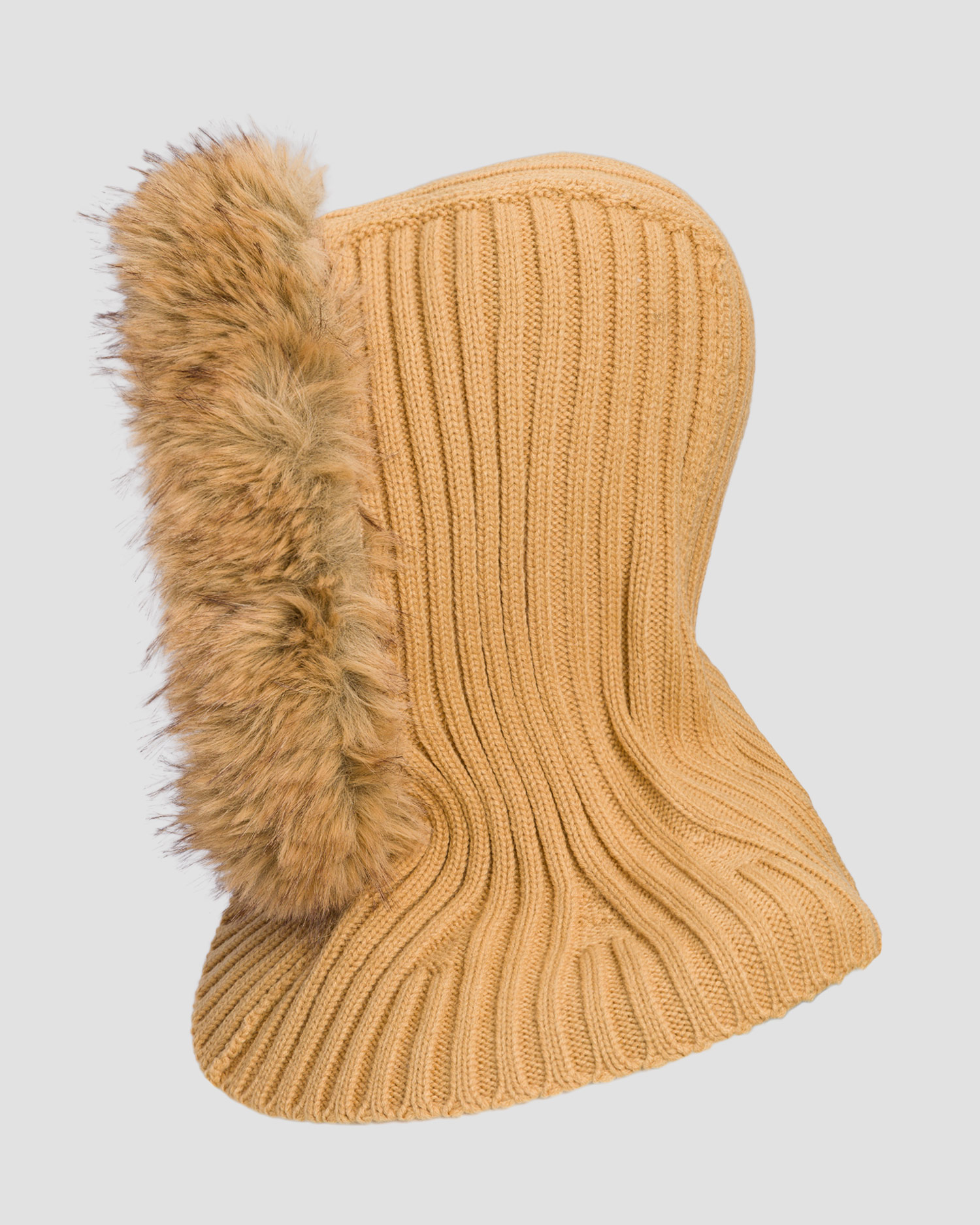 Women's hood Goldbergh Naomi caramel