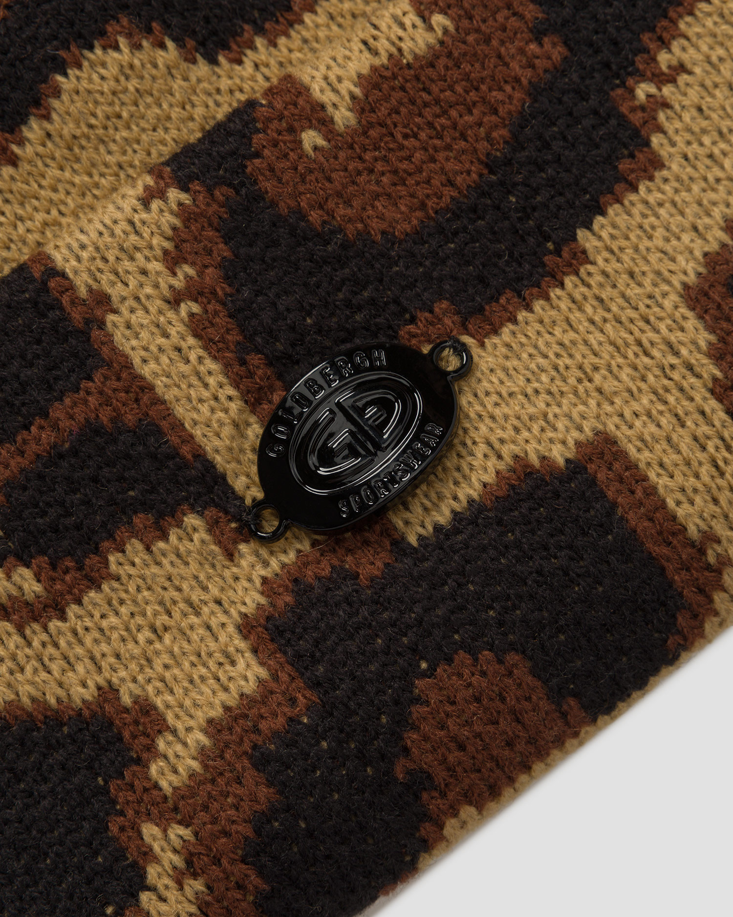 Czapka wełniana w panterkę damska Goldbergh Shayna