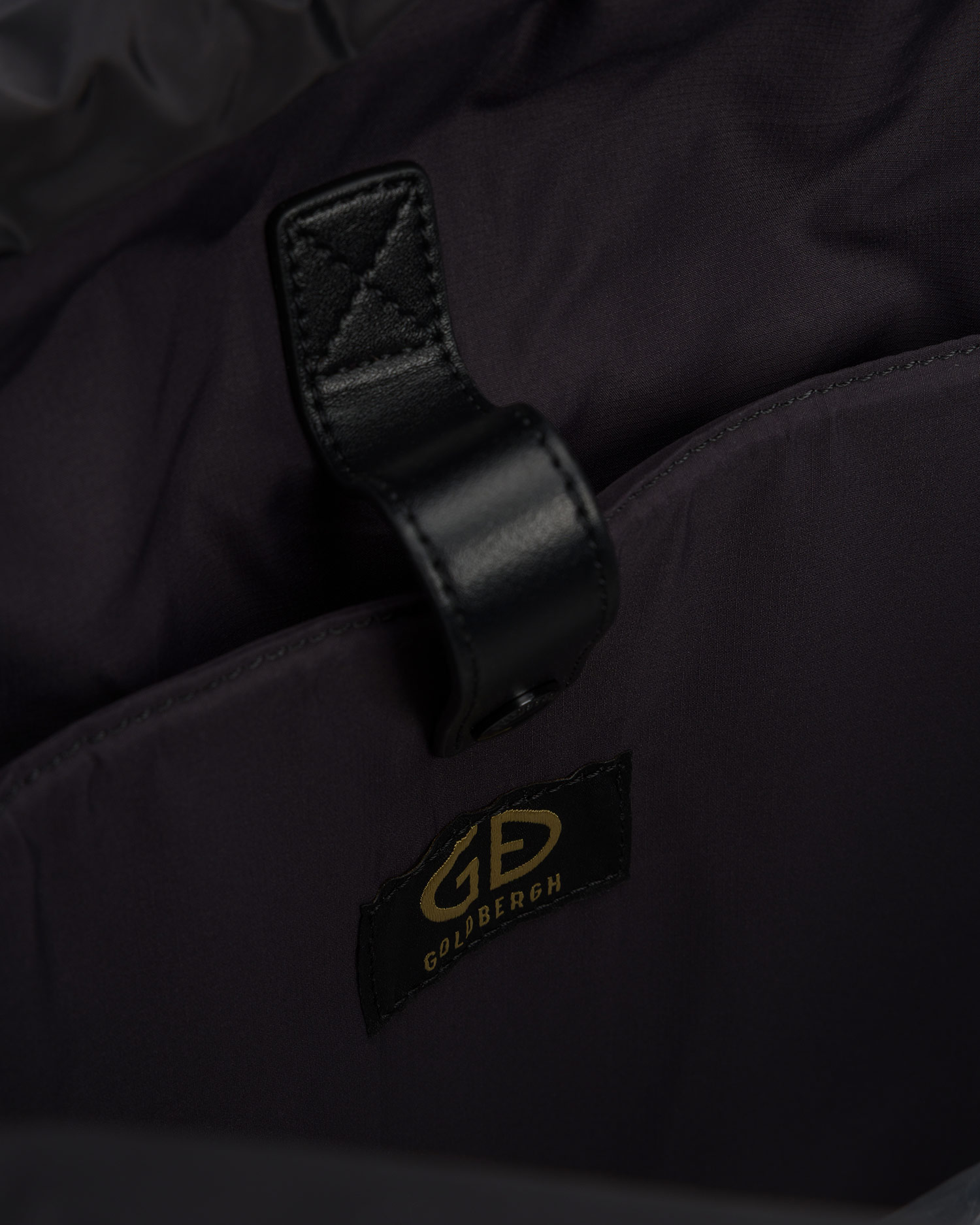 Sac à dos noir pour femmes Goldbergh Bijou