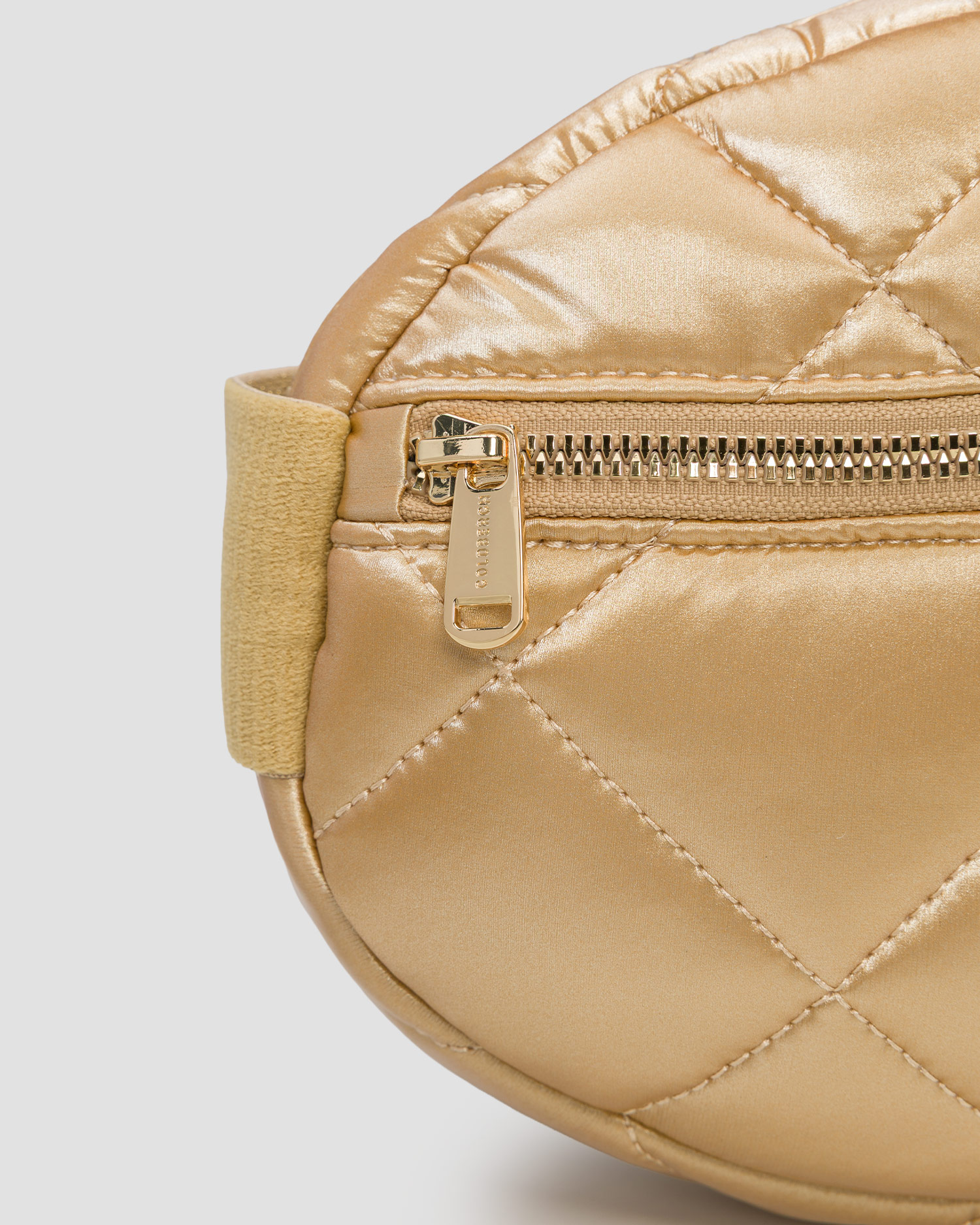 Sac banane doré pour femmes Goldbergh French