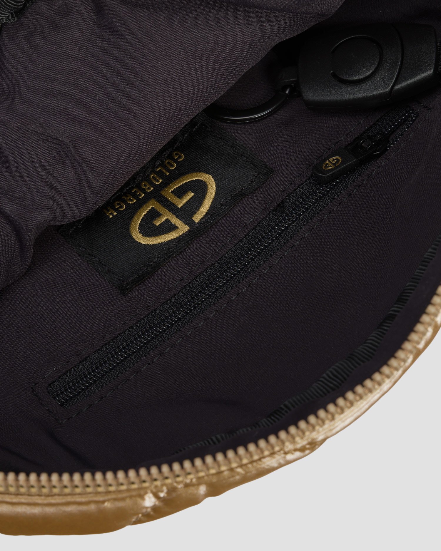 Sac banane doré pour femmes Goldbergh French