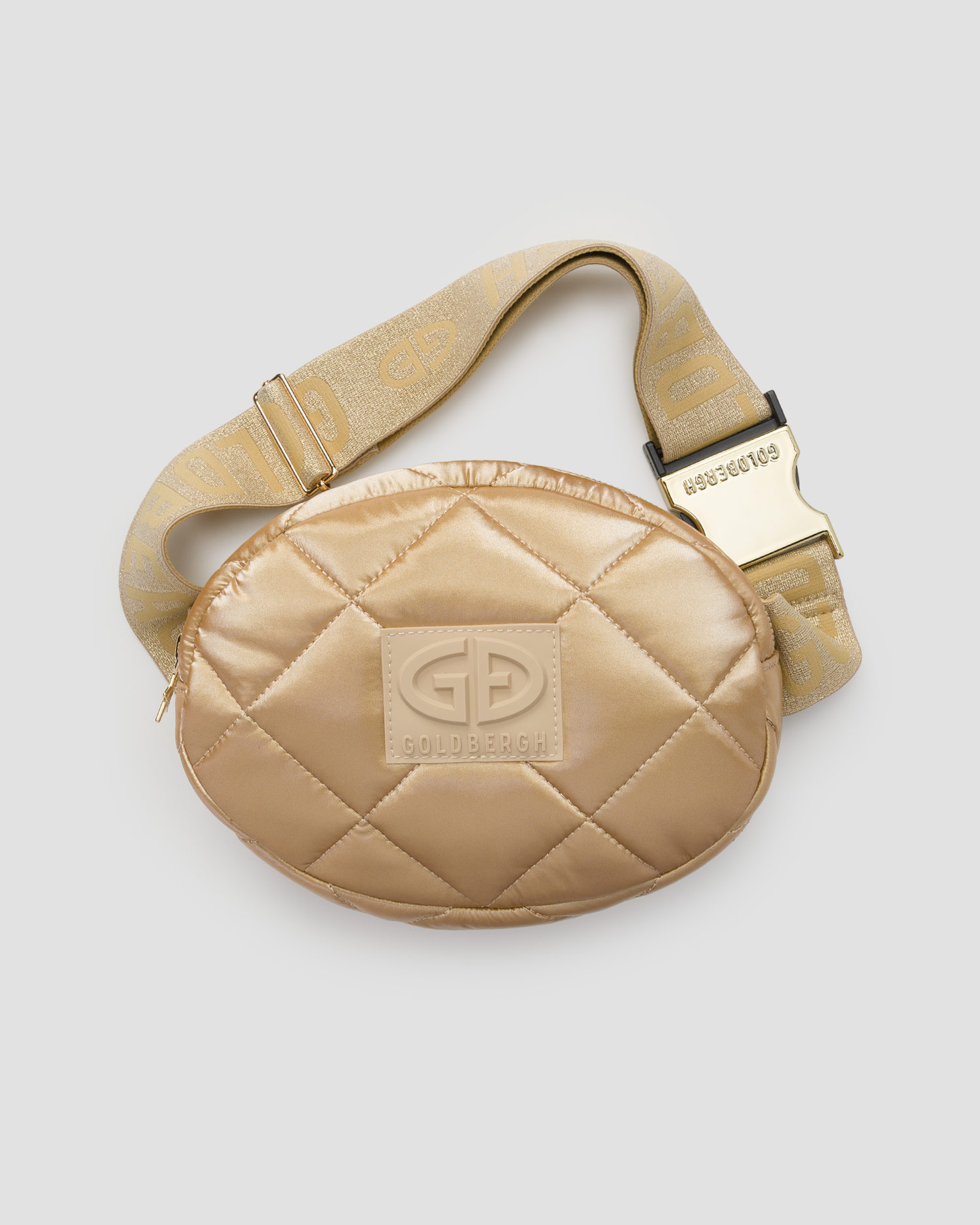 Sac banane doré pour femmes Goldbergh French
