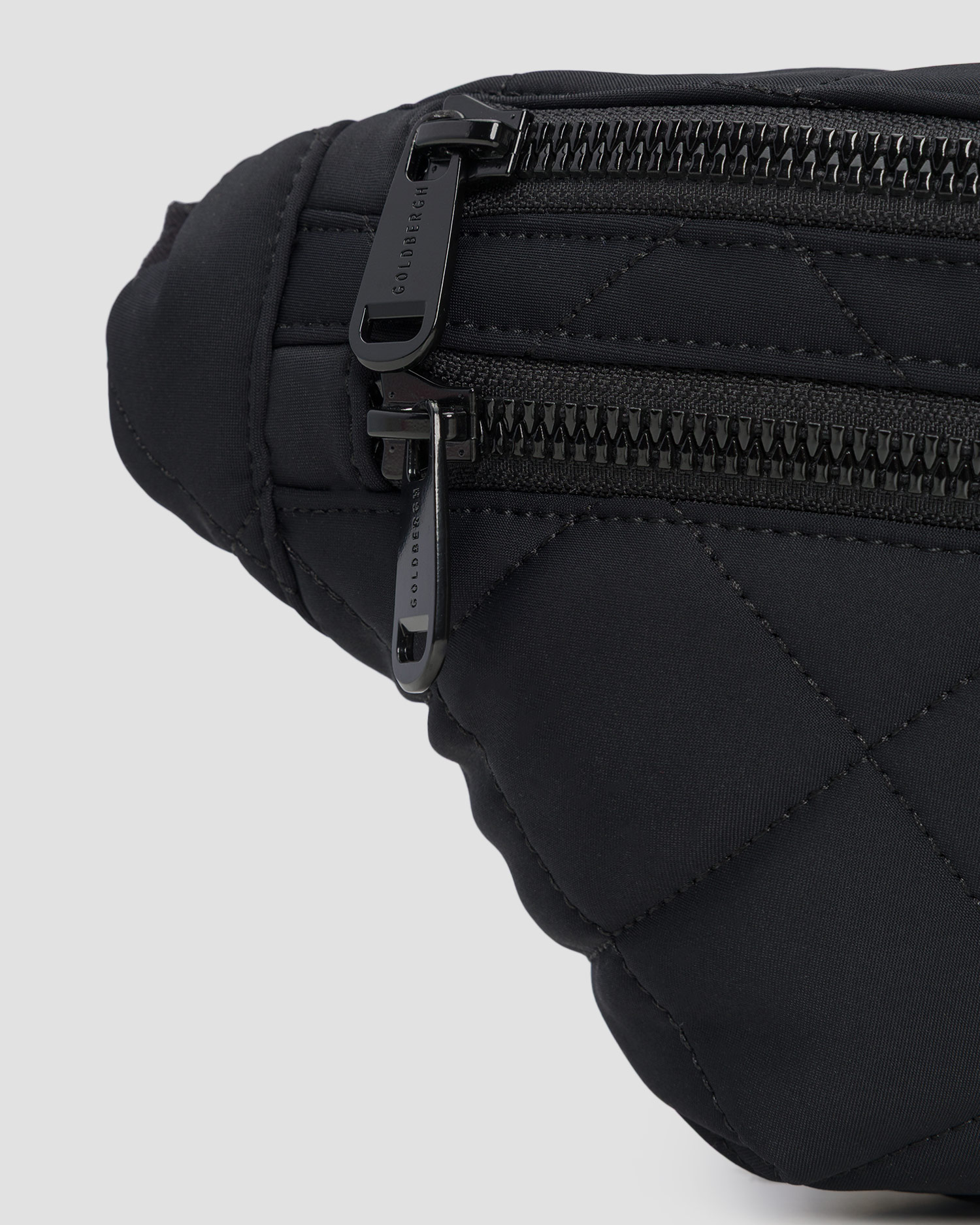 Sac banane noir pour femmes Goldbergh Col
