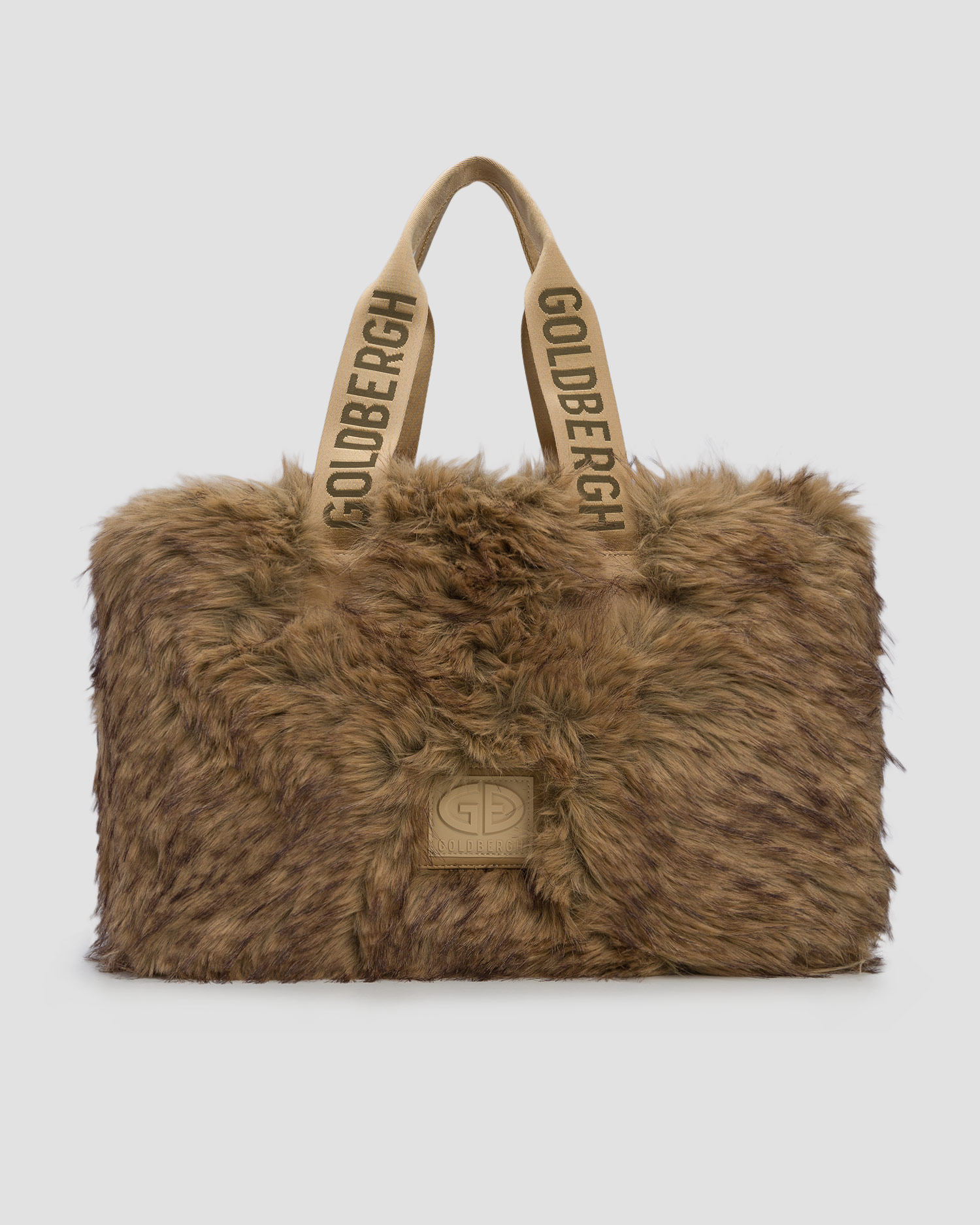 Sac shopper caramel pour femmes Goldbergh Mia