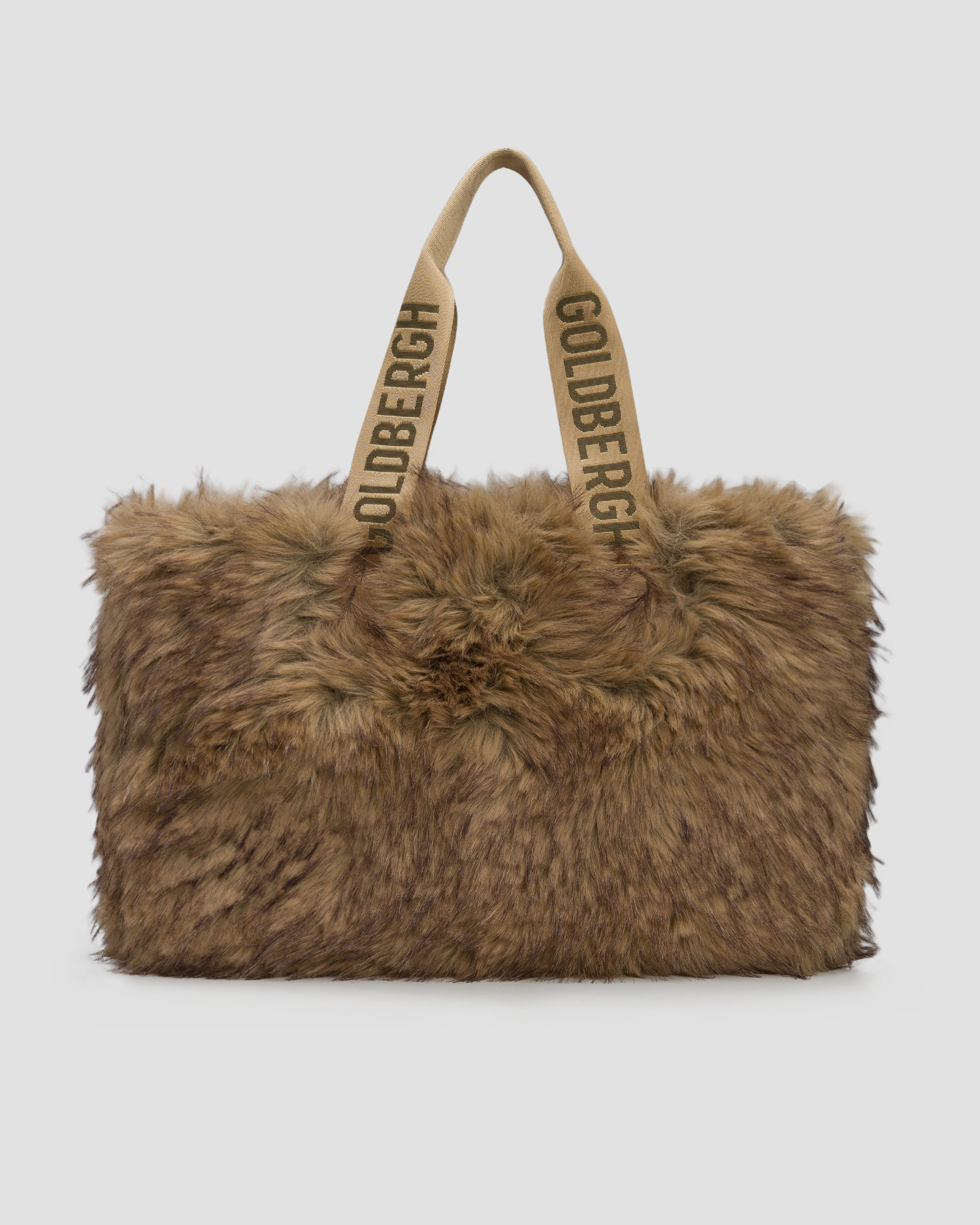 Sac shopper caramel pour femmes Goldbergh Mia