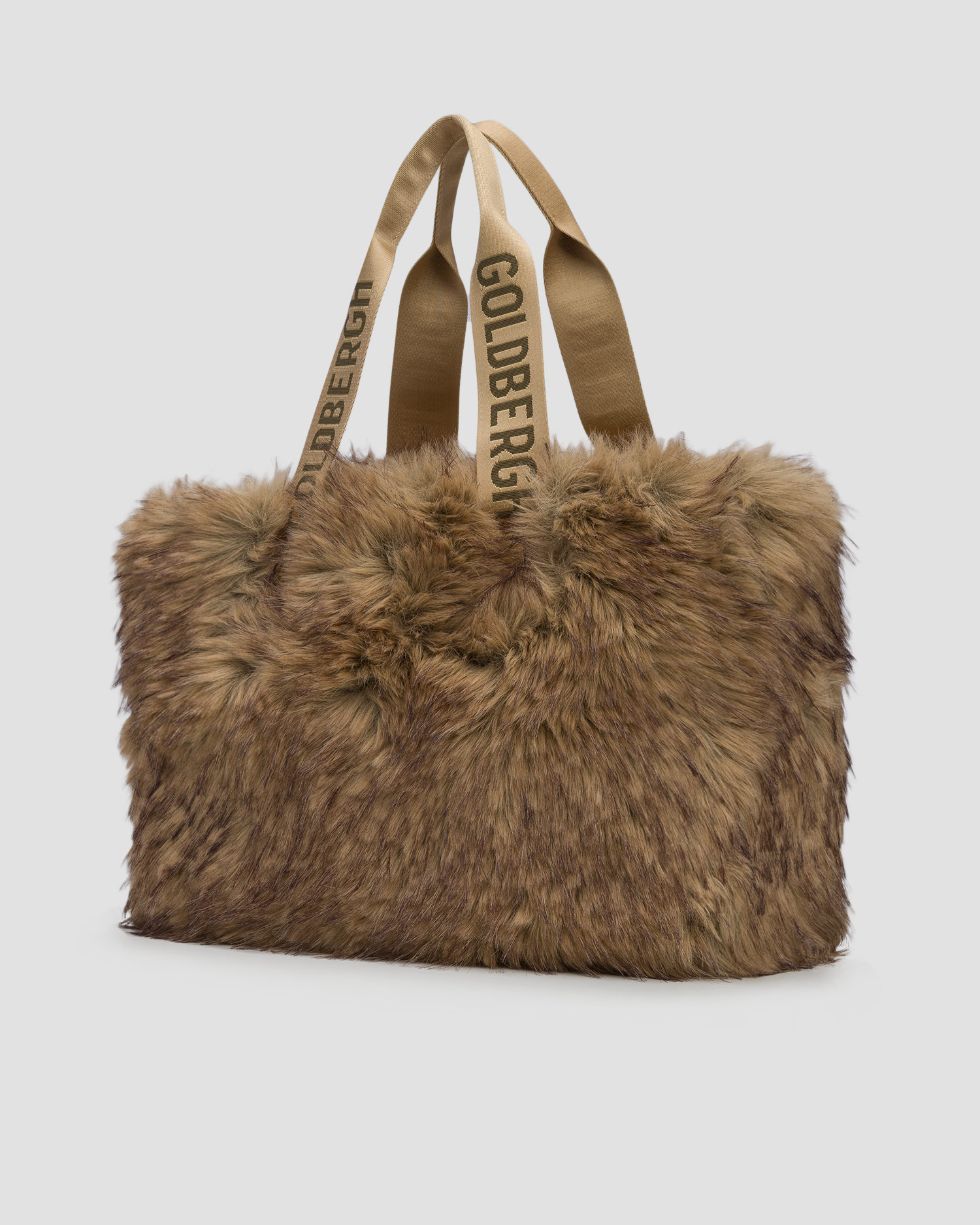 Sac shopper caramel pour femmes Goldbergh Mia
