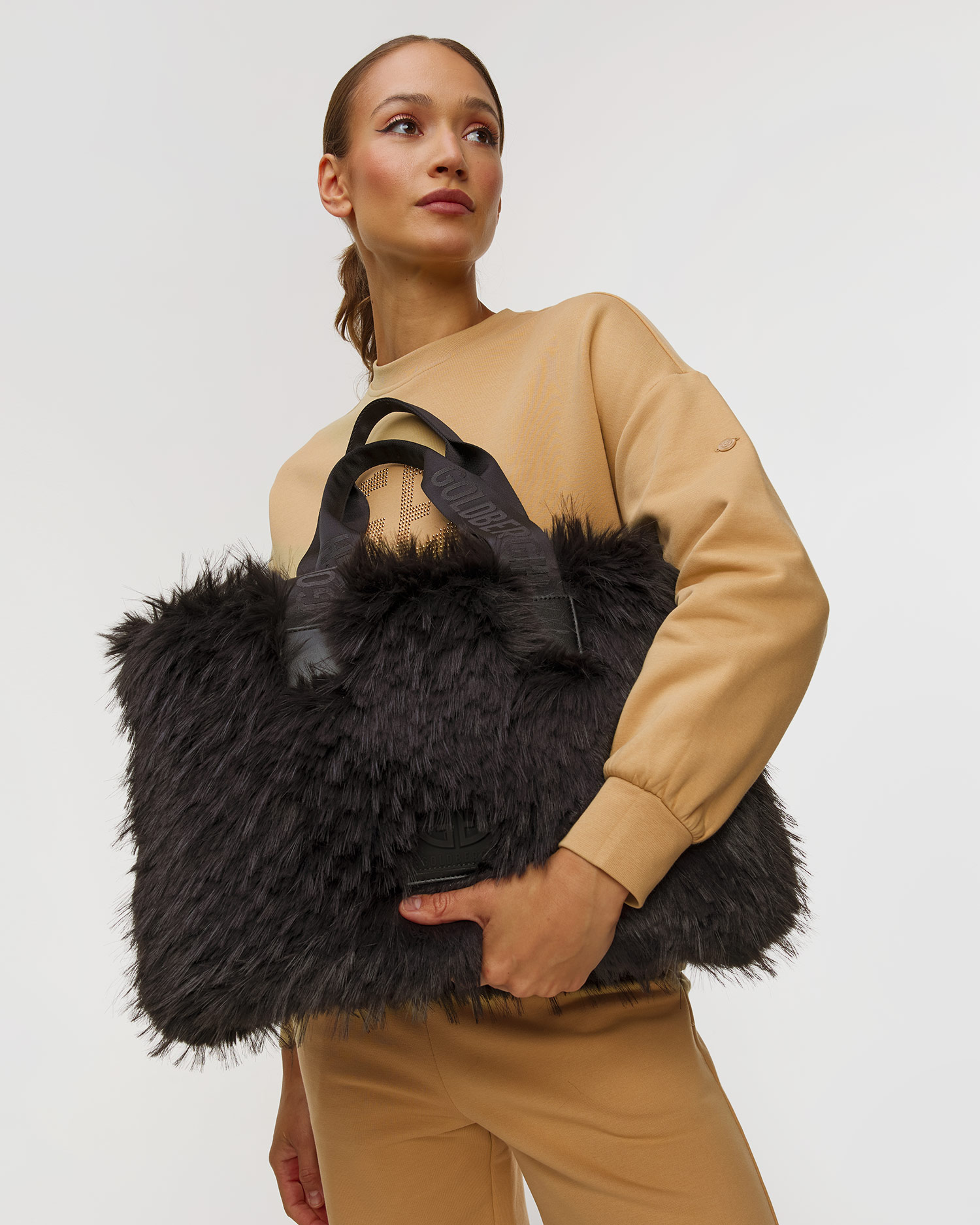 Women's shopper bag Goldbergh Mia black