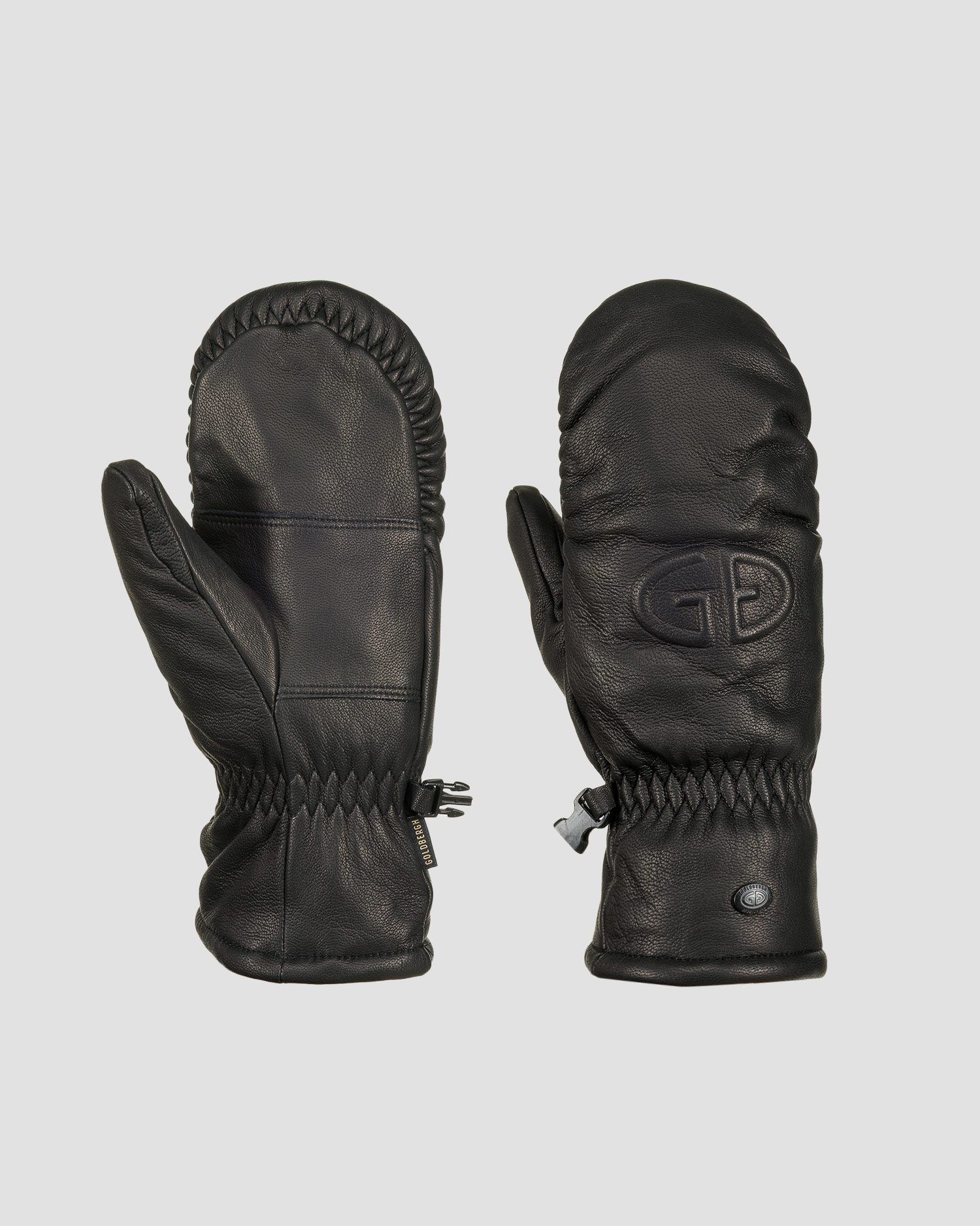 Gants en cuir noirs pour femmes Goldbergh Hilja