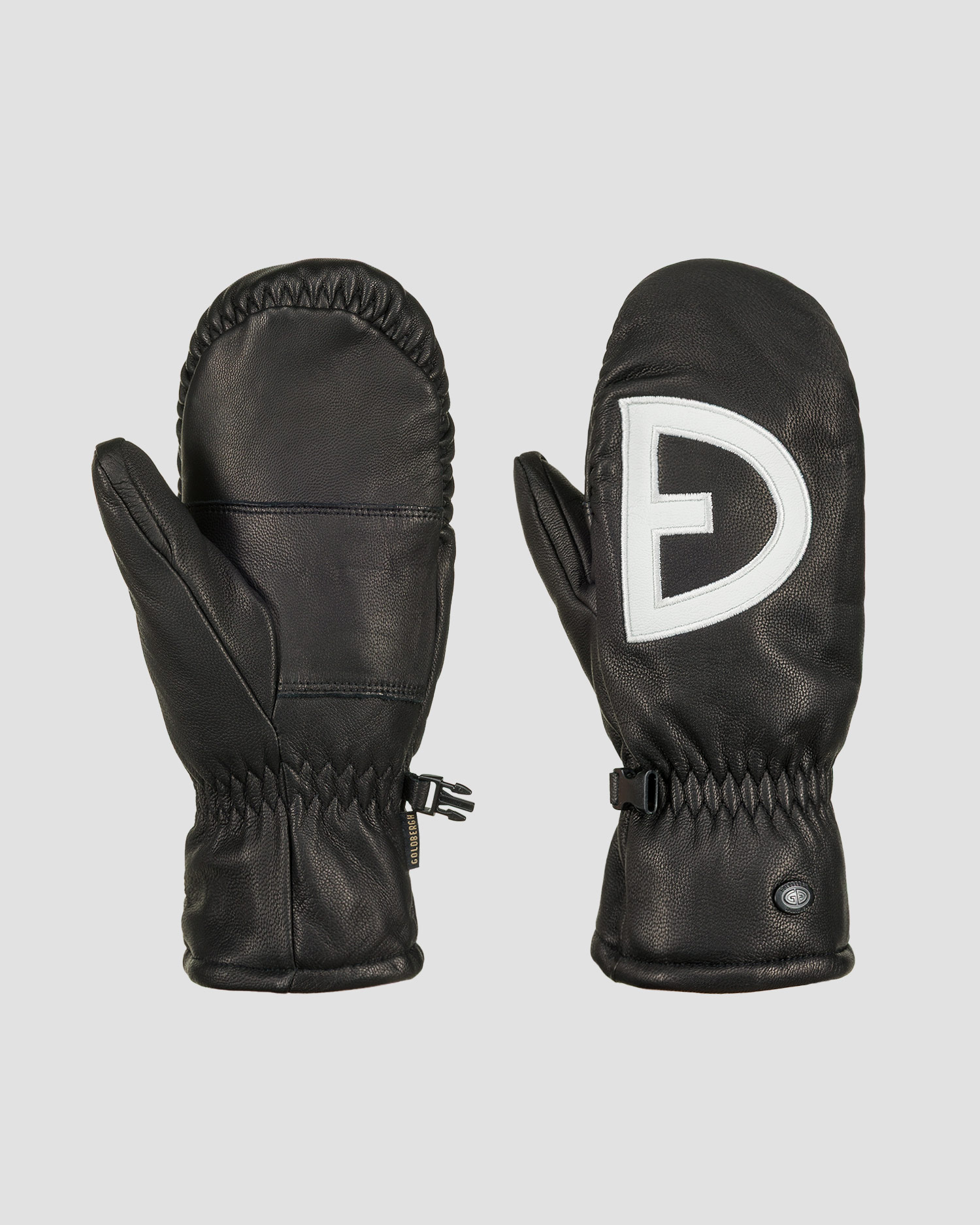 Gants en cuir noirs pour femmes Goldbergh Bello