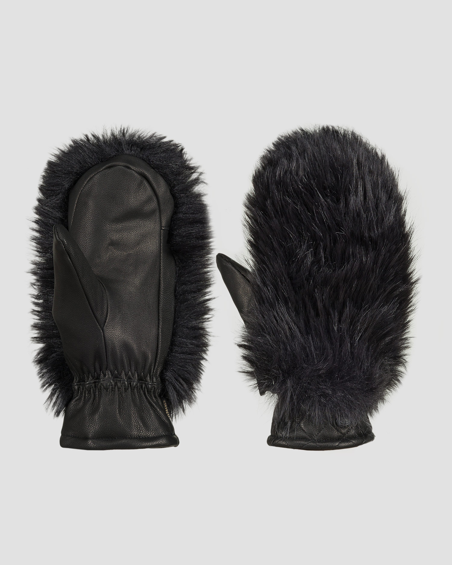 Women's mittens Goldbergh Hill black