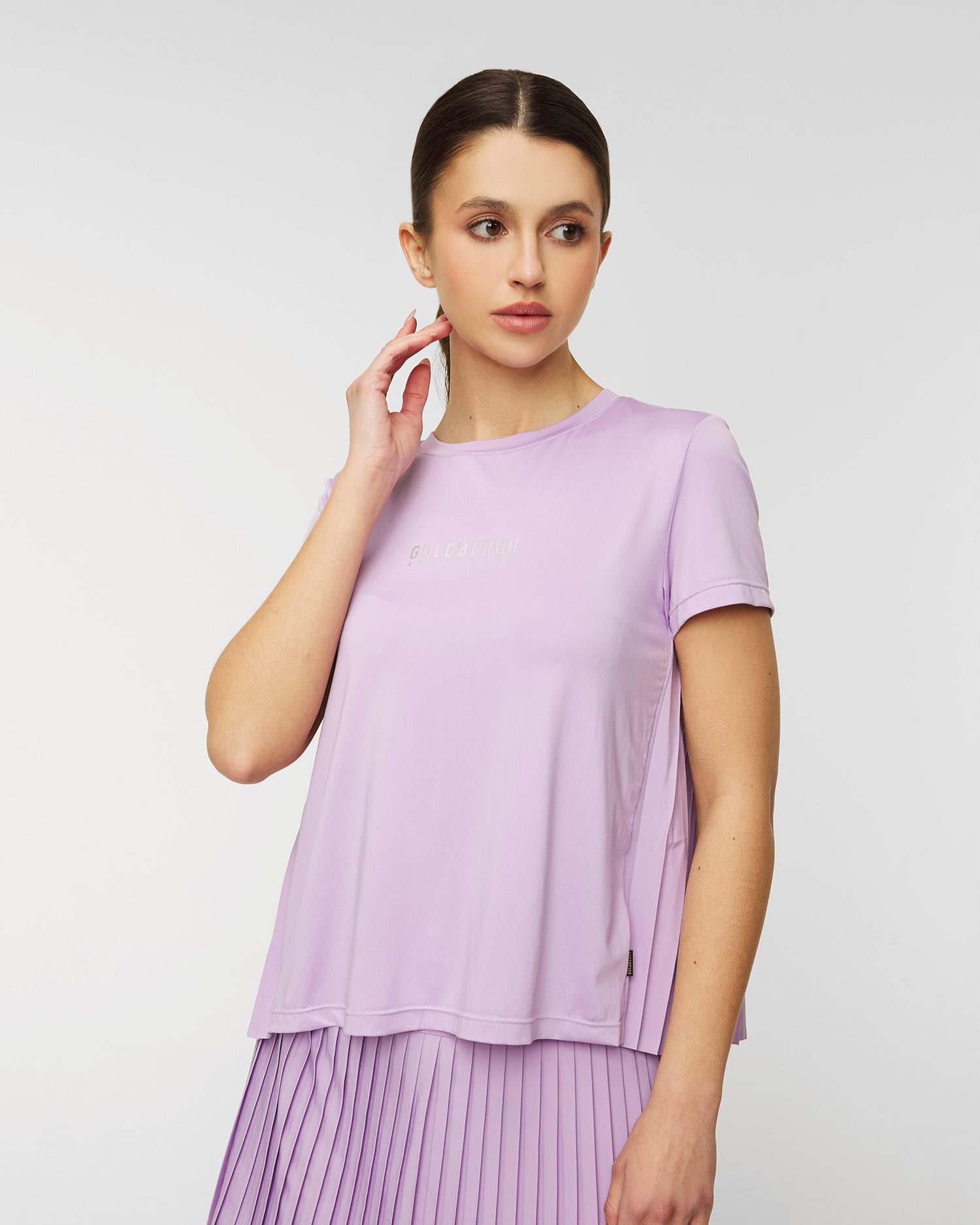 Tričko Goldbergh Groove, Barva/Vzor: Fioletowy
