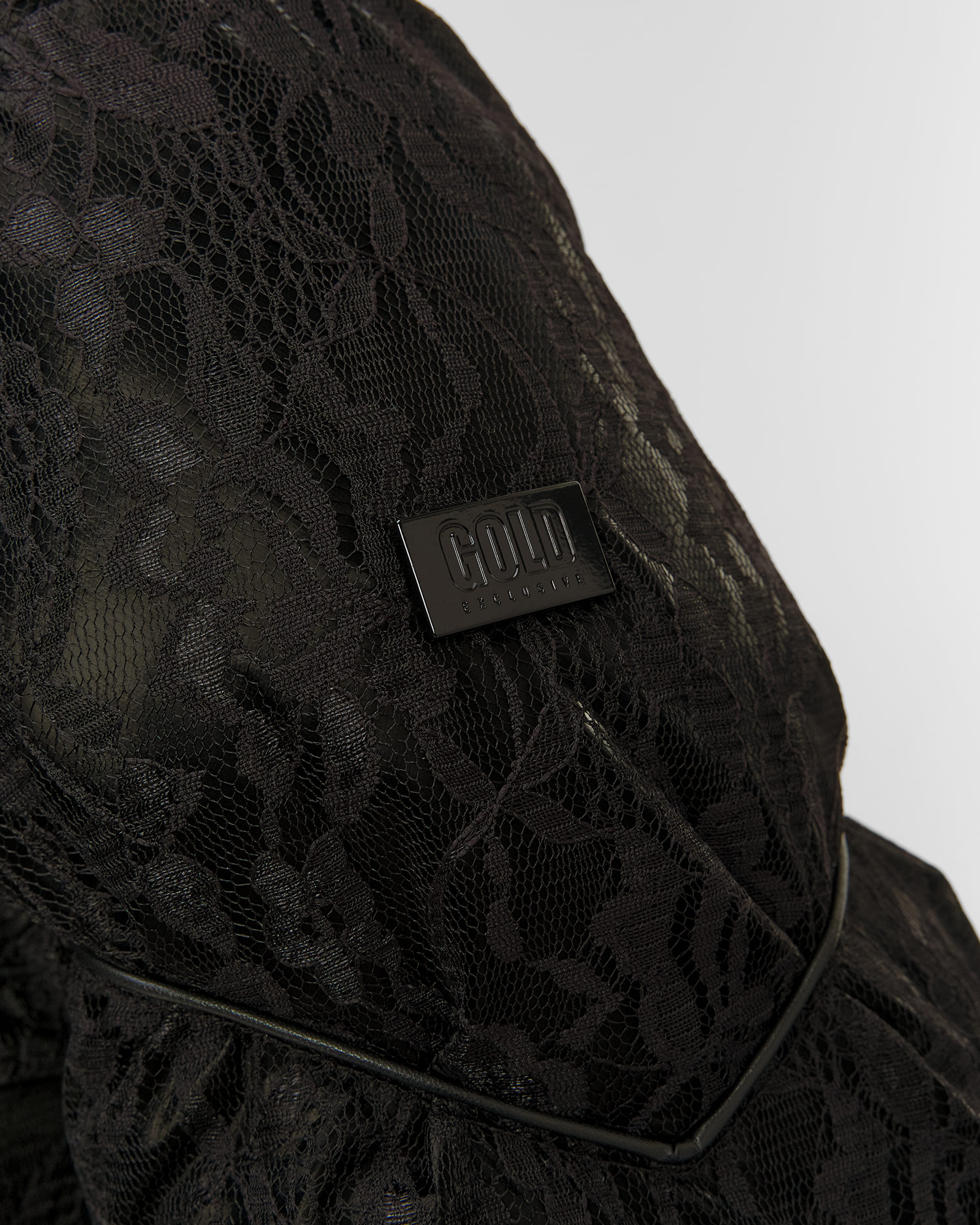 Dámska čierna čipkovaná lyžiarska bunda Goldbergh GOLD Exclusive Fiora