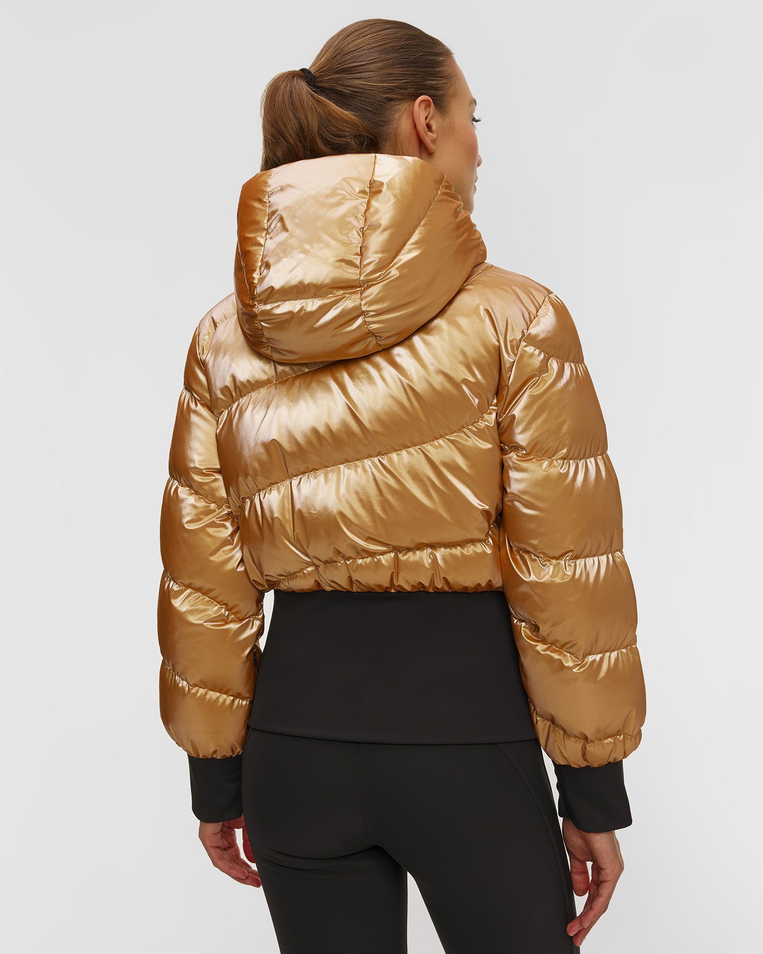 Zlatá páperová bunda Goldbergh GOLD Exkluzívna Fusilli