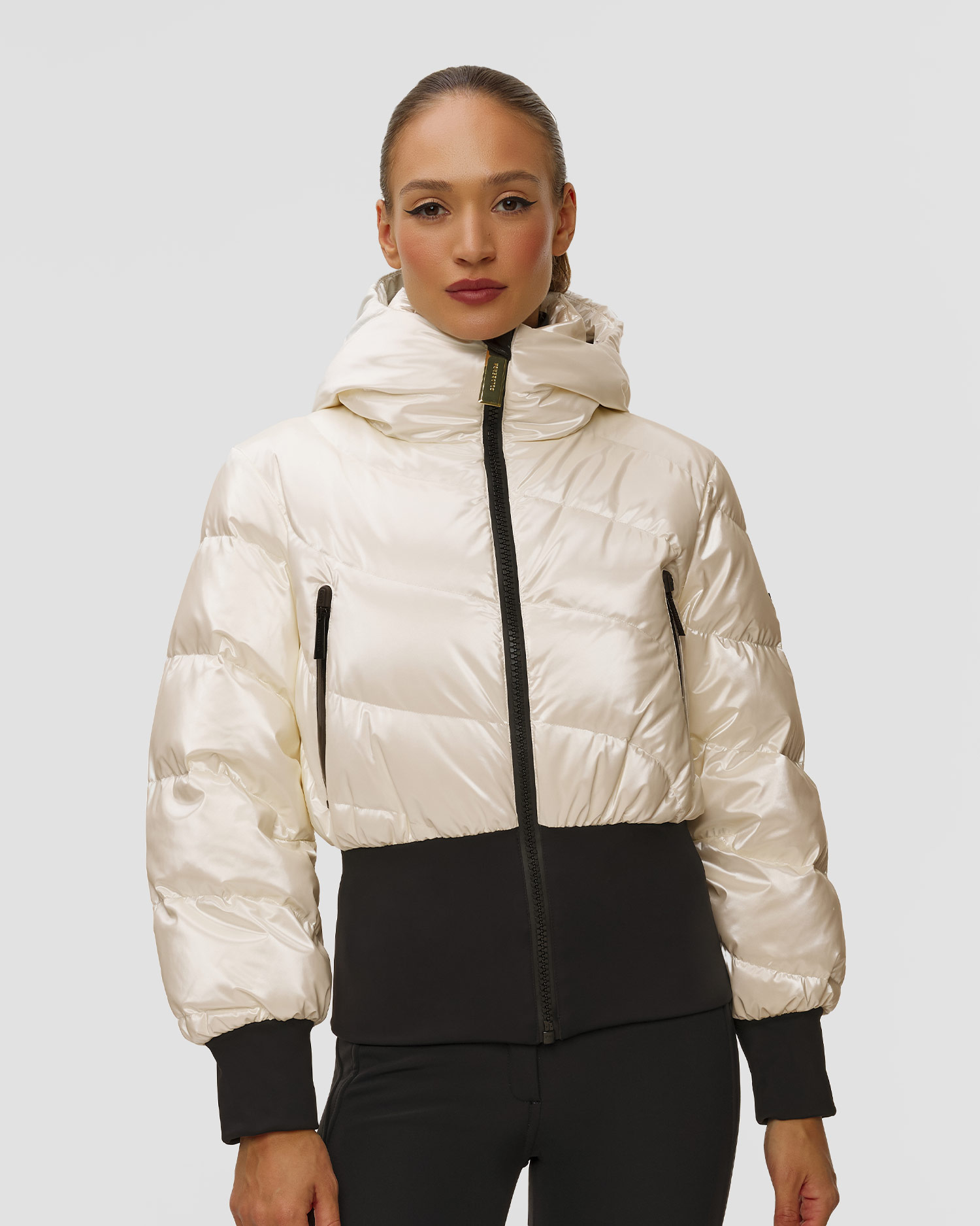 Šampanská lyžiarska páperová bunda Goldbergh GOLD Exclusive Fusilli