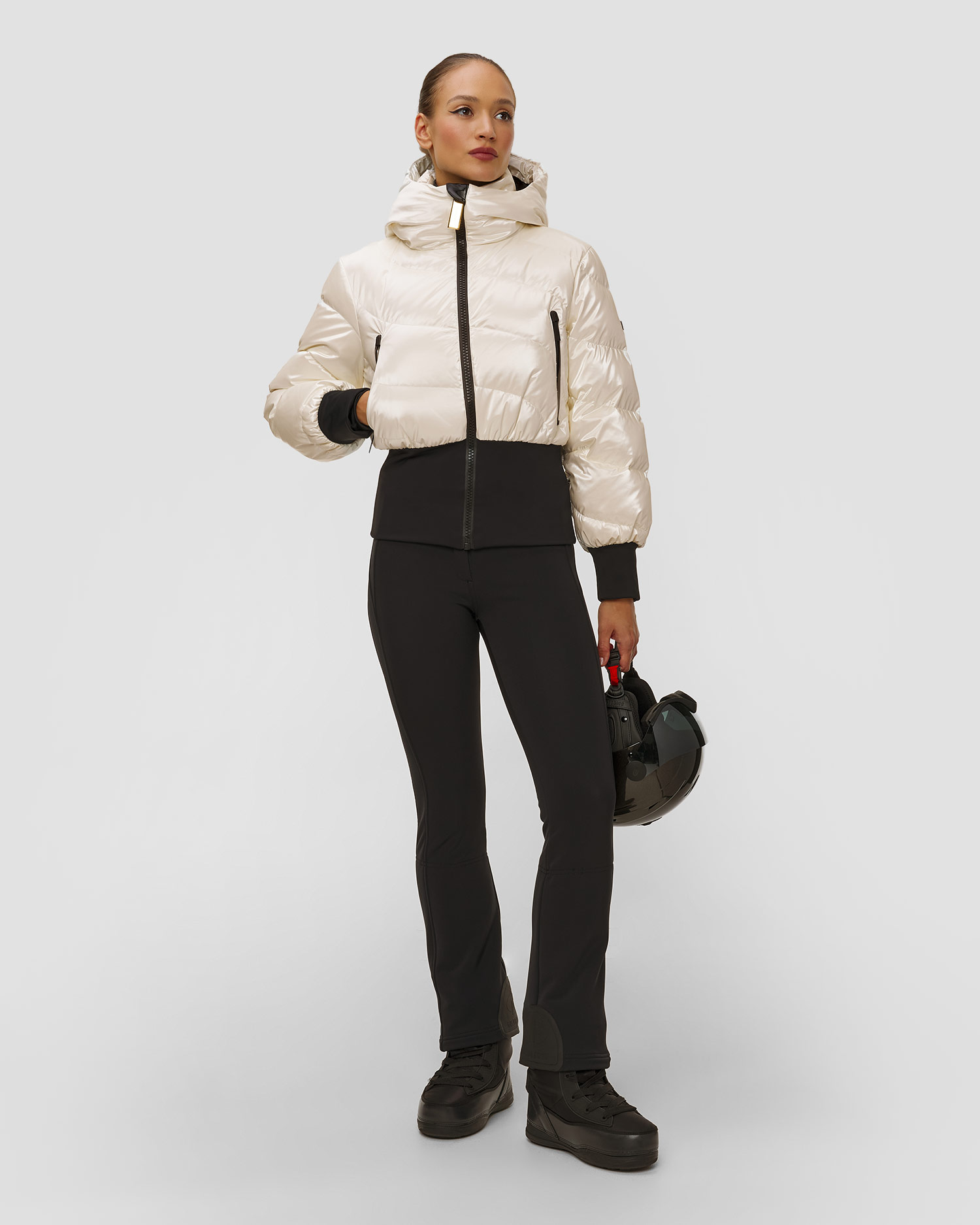 Šampanská lyžiarska páperová bunda Goldbergh GOLD Exclusive Fusilli