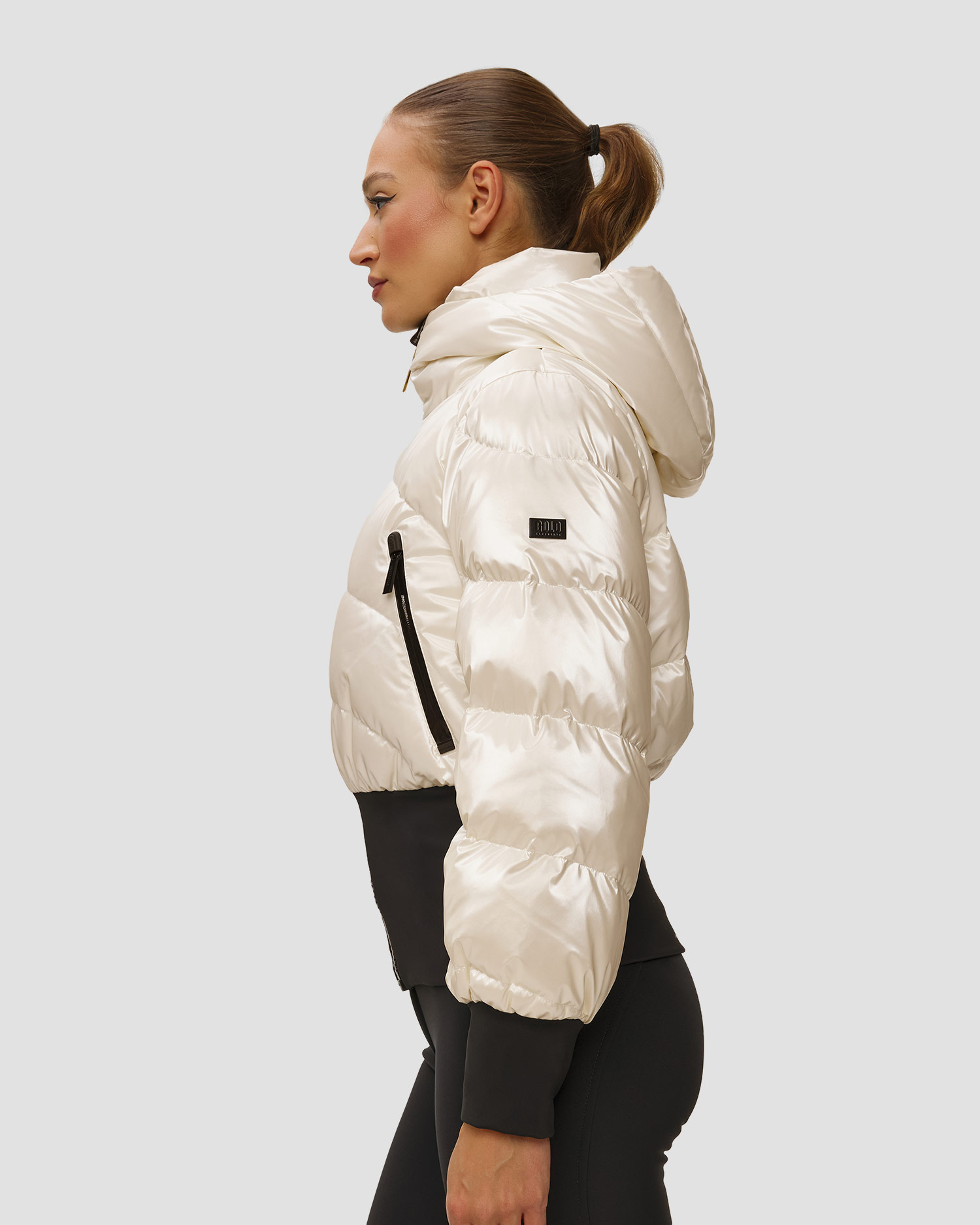 Šampanská lyžiarska páperová bunda Goldbergh GOLD Exclusive Fusilli