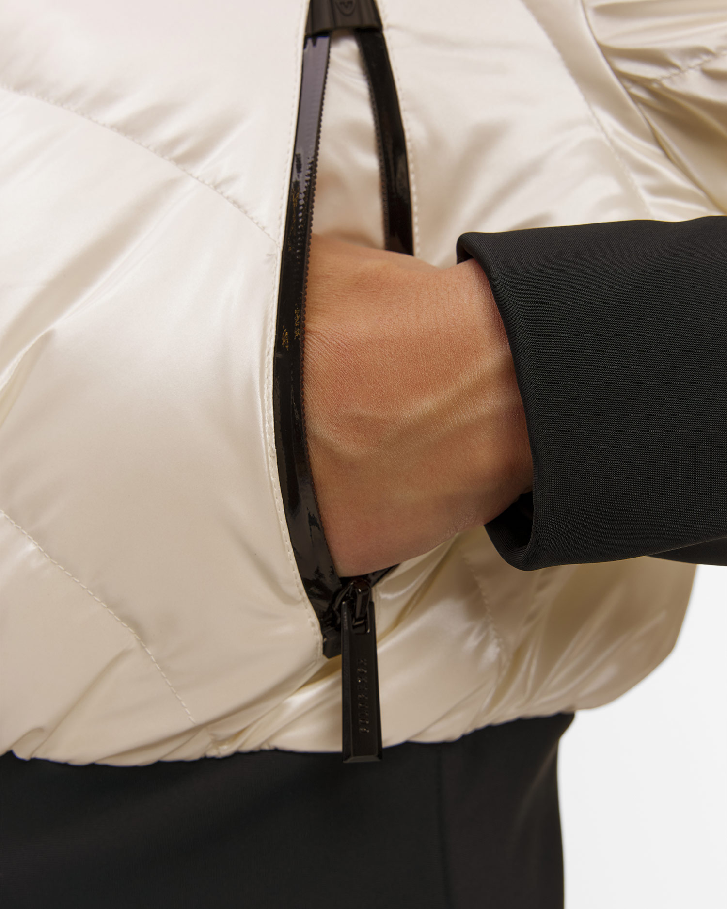 Šampanská lyžiarska páperová bunda Goldbergh GOLD Exclusive Fusilli